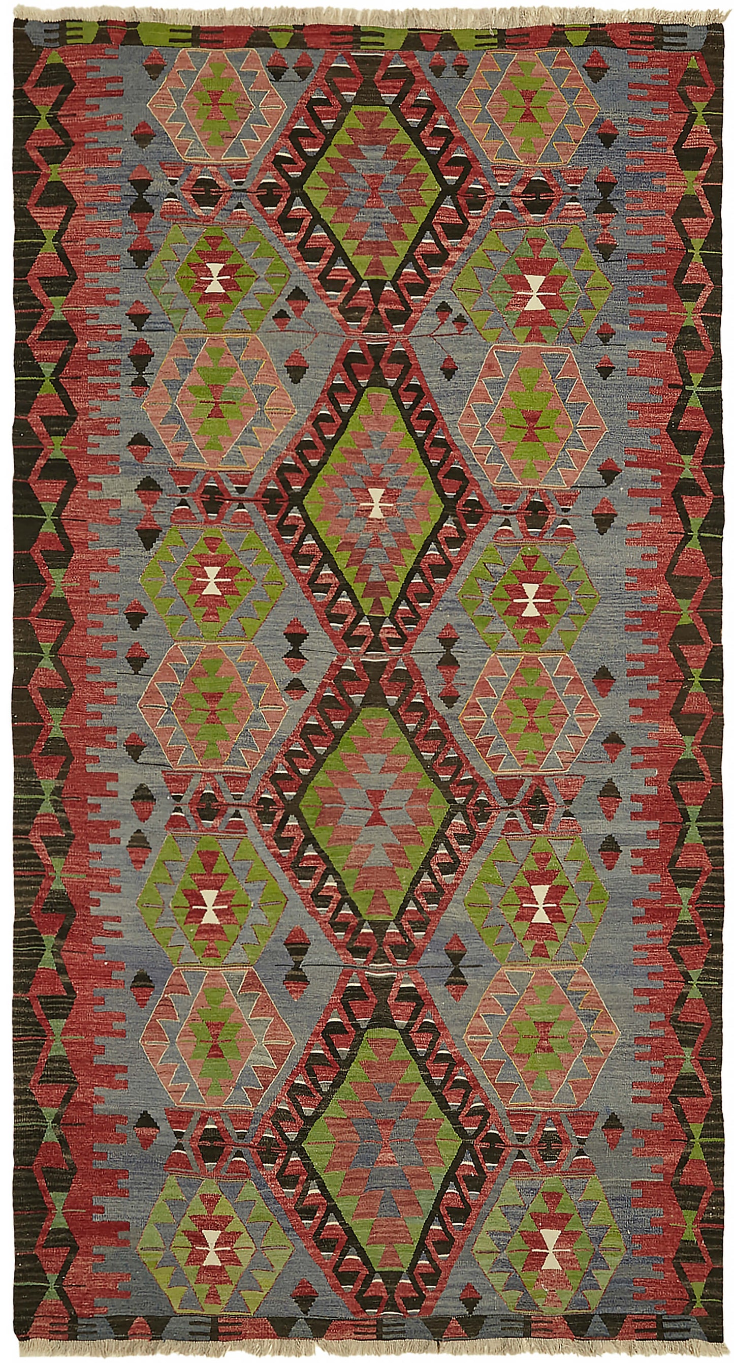5x10 Multicolor Oriental Kilim Rug - 45962