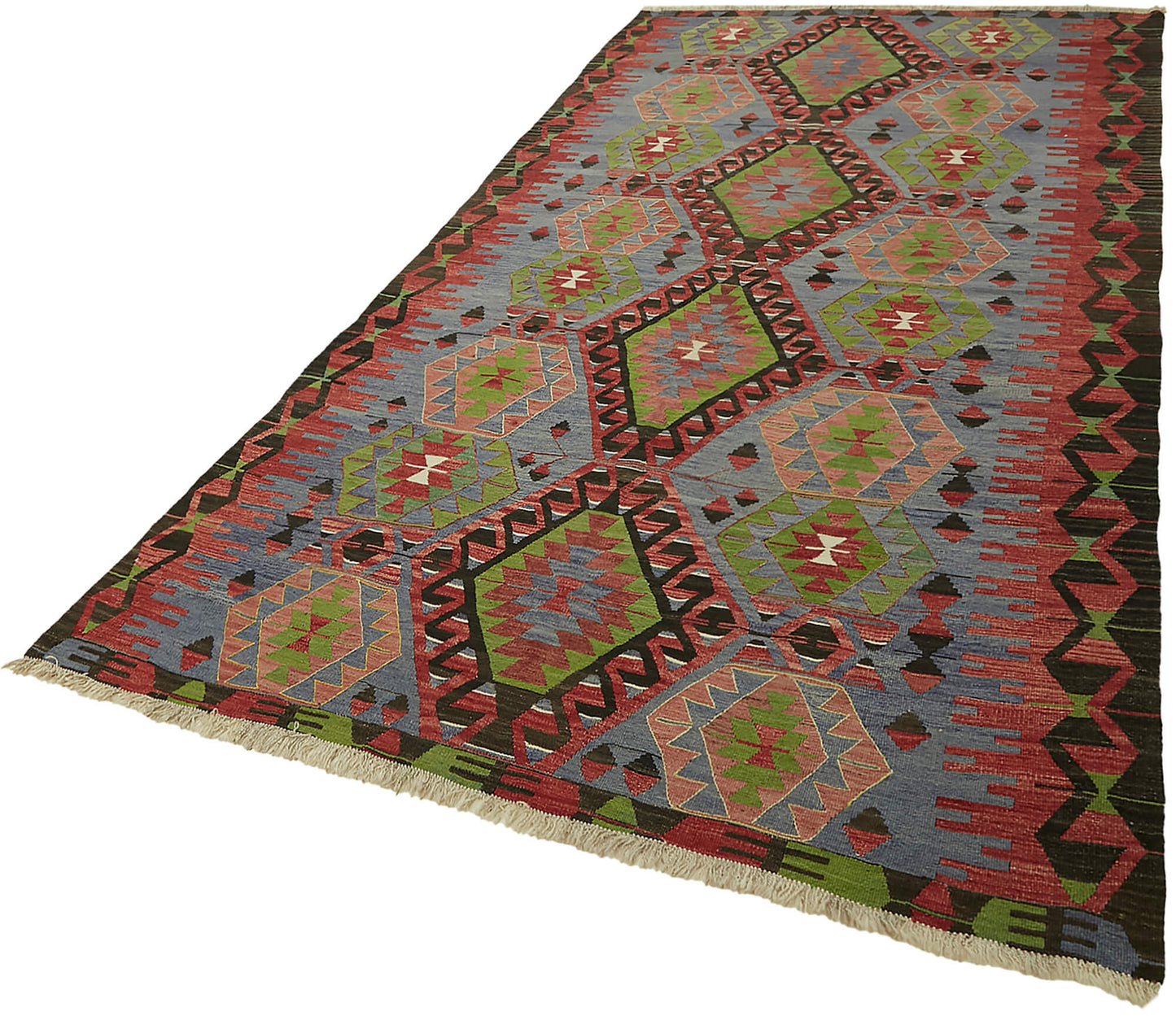 5x10 Multicolor Oriental Kilim Rug - 45962