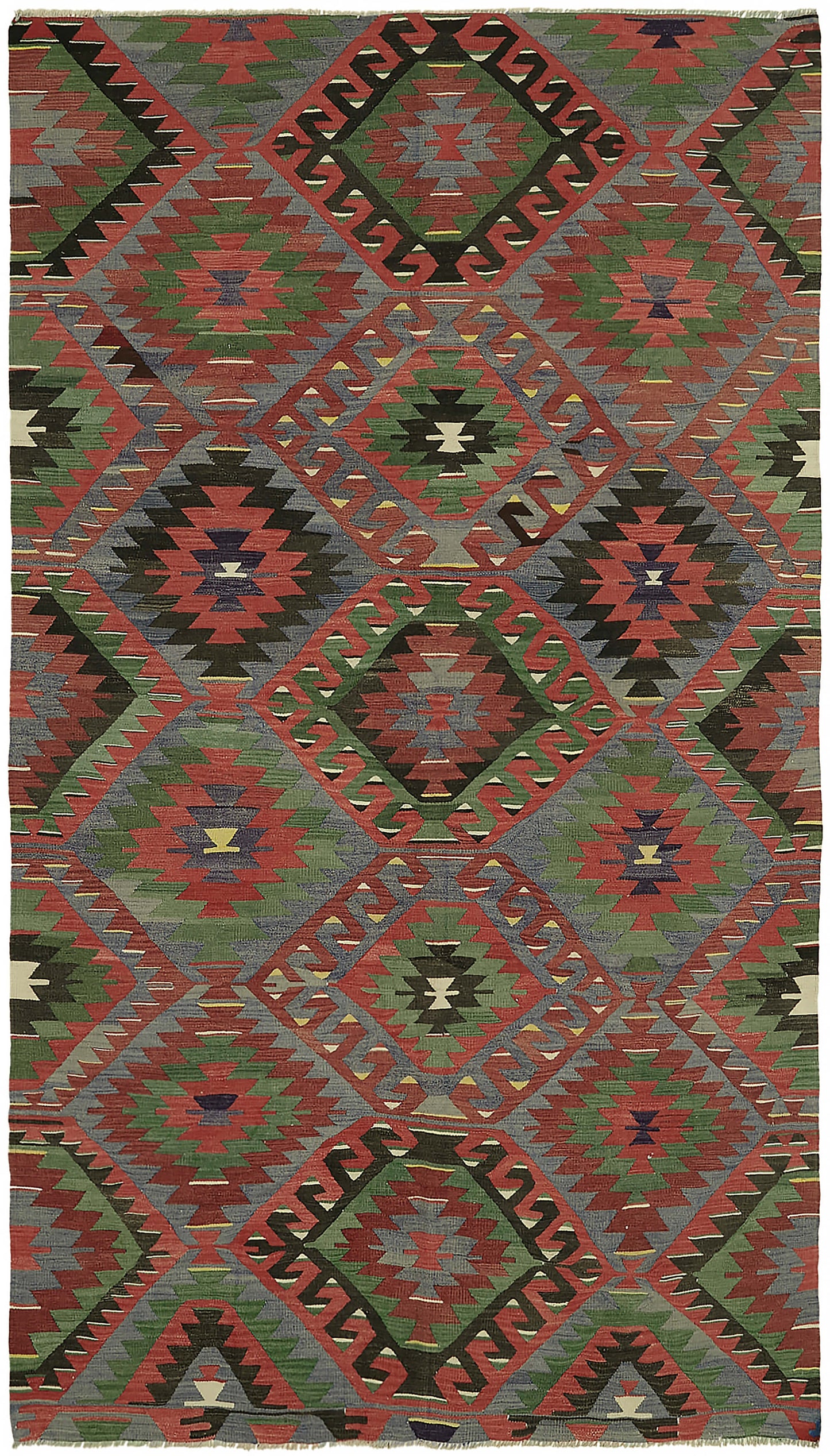 6x10 Multicolor Oriental Kilim Rug - 45966