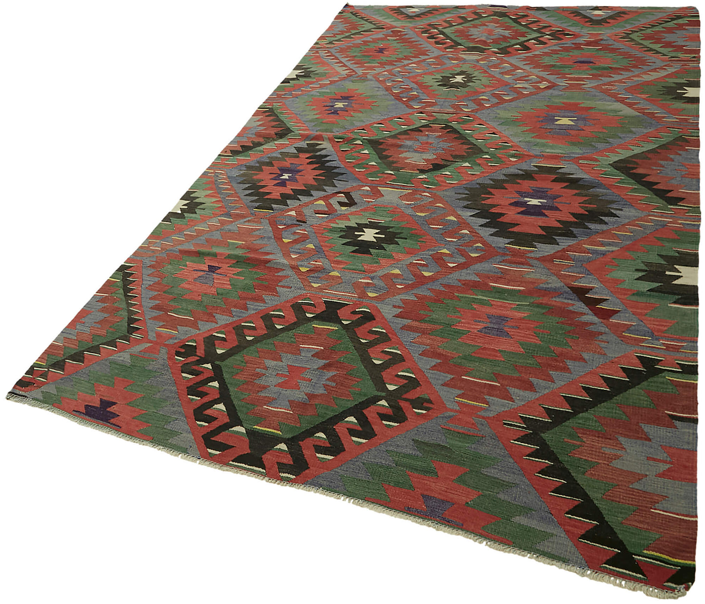 6x10 Multicolor Oriental Kilim Rug - 45966