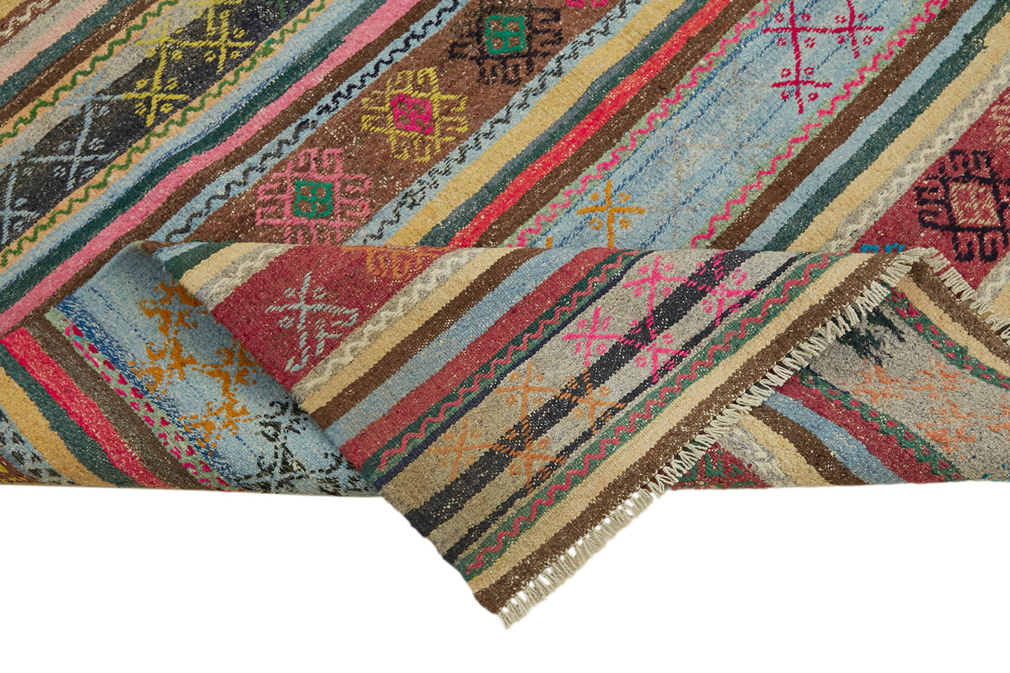 5x10 Multicolor Oriental Kilim Rug - 45968