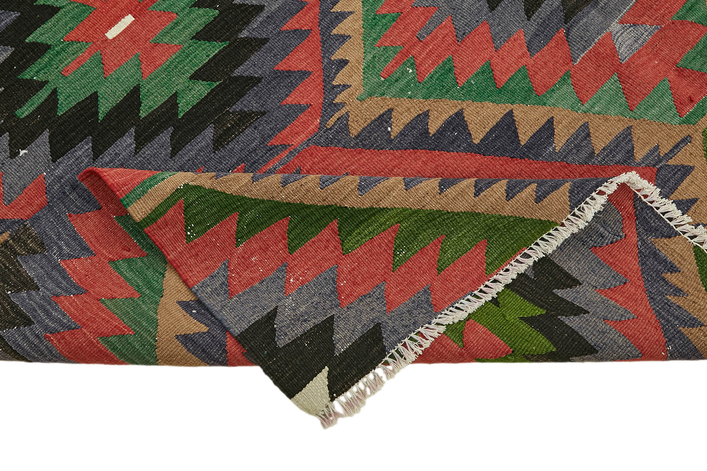 7x9 Multicolor Oriental Kilim Rug - 45969