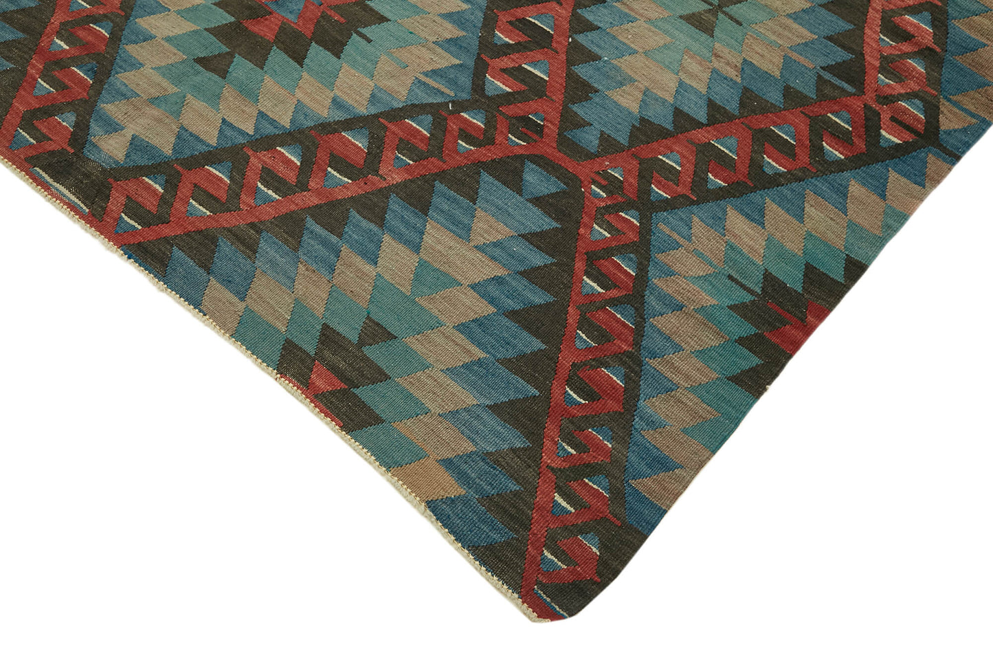 5x10 Multicolor Oriental Kilim Rug - 45971