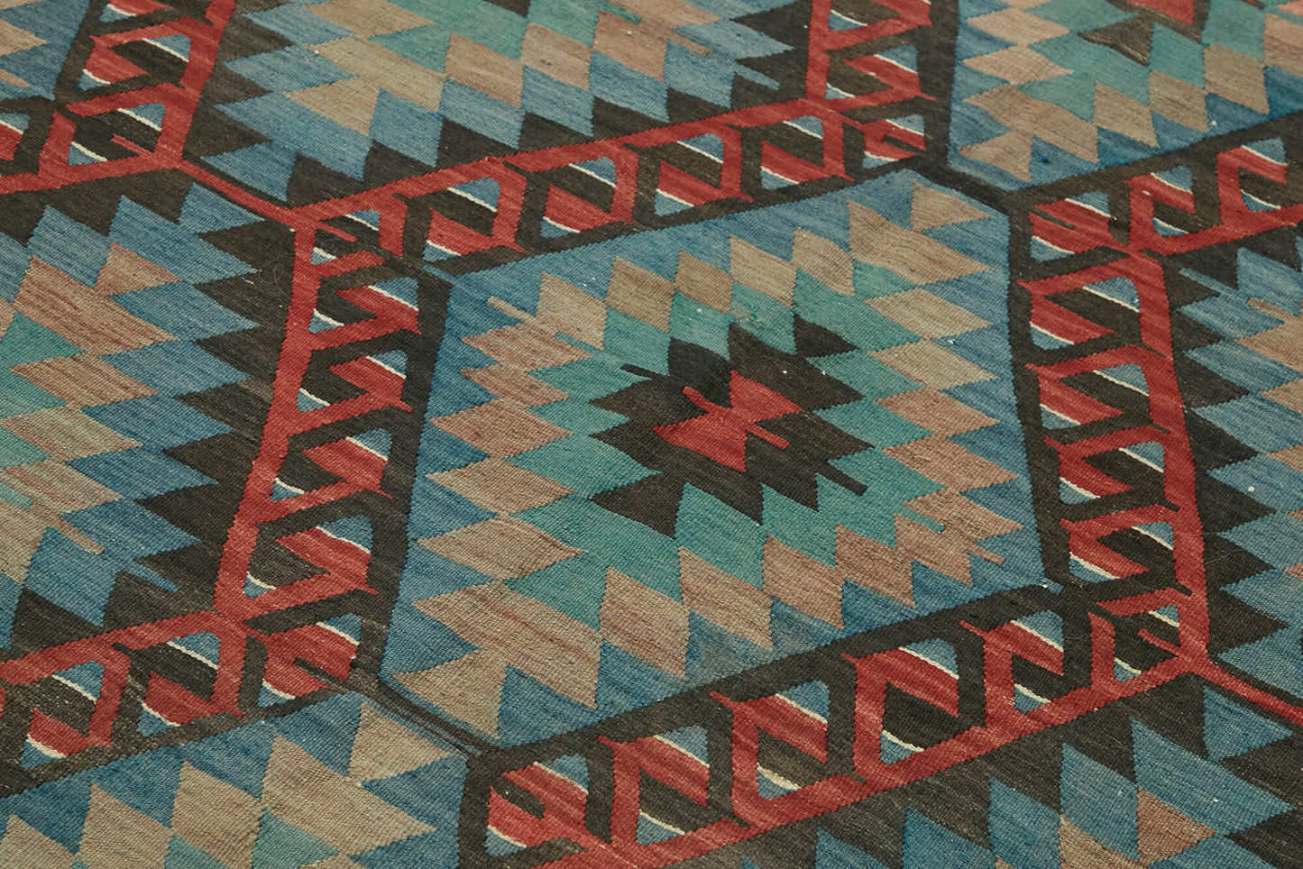 5x10 Multicolor Oriental Kilim Rug - 45971