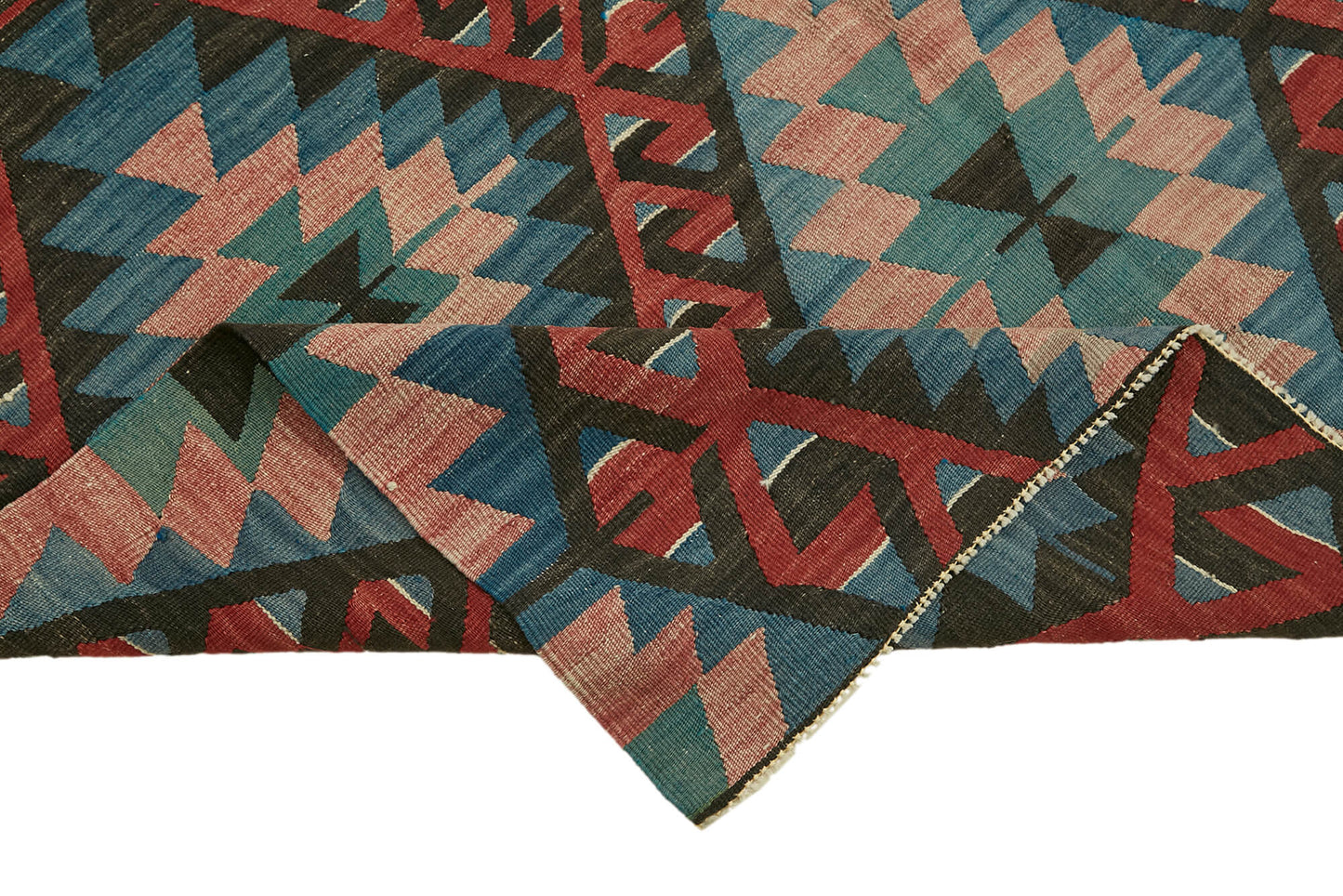 5x10 Multicolor Oriental Kilim Rug - 45971