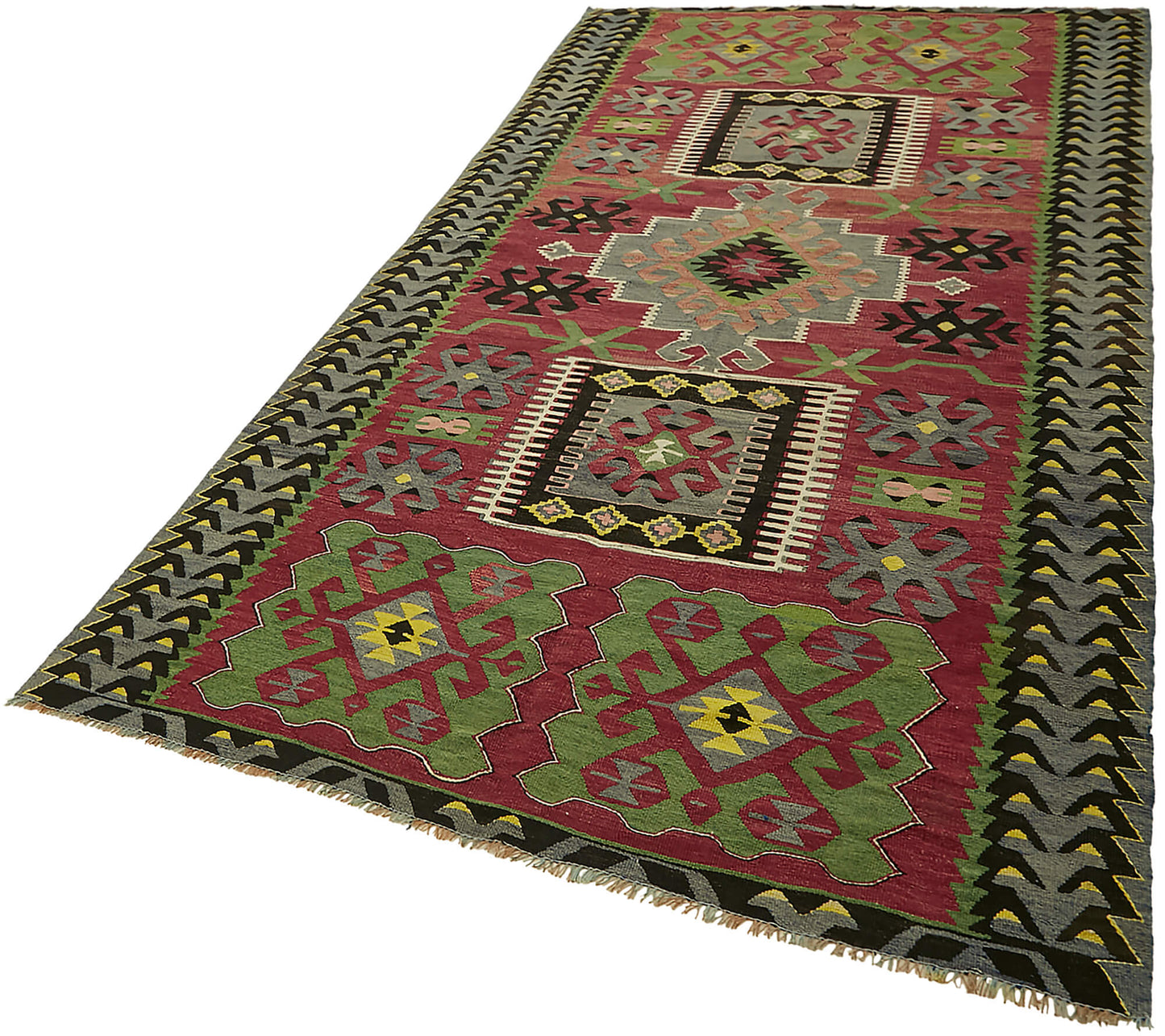 5x10 Multicolor Oriental Kilim Rug - 45977