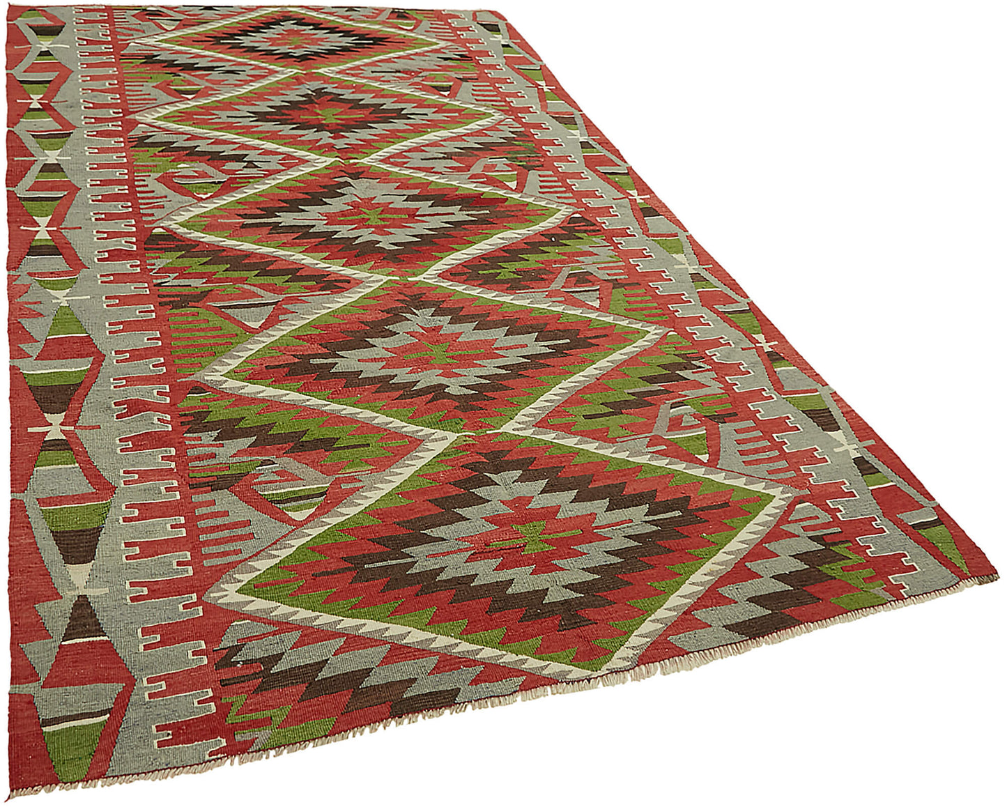 6x9 Multicolor Oriental Kilim Rug - 45979