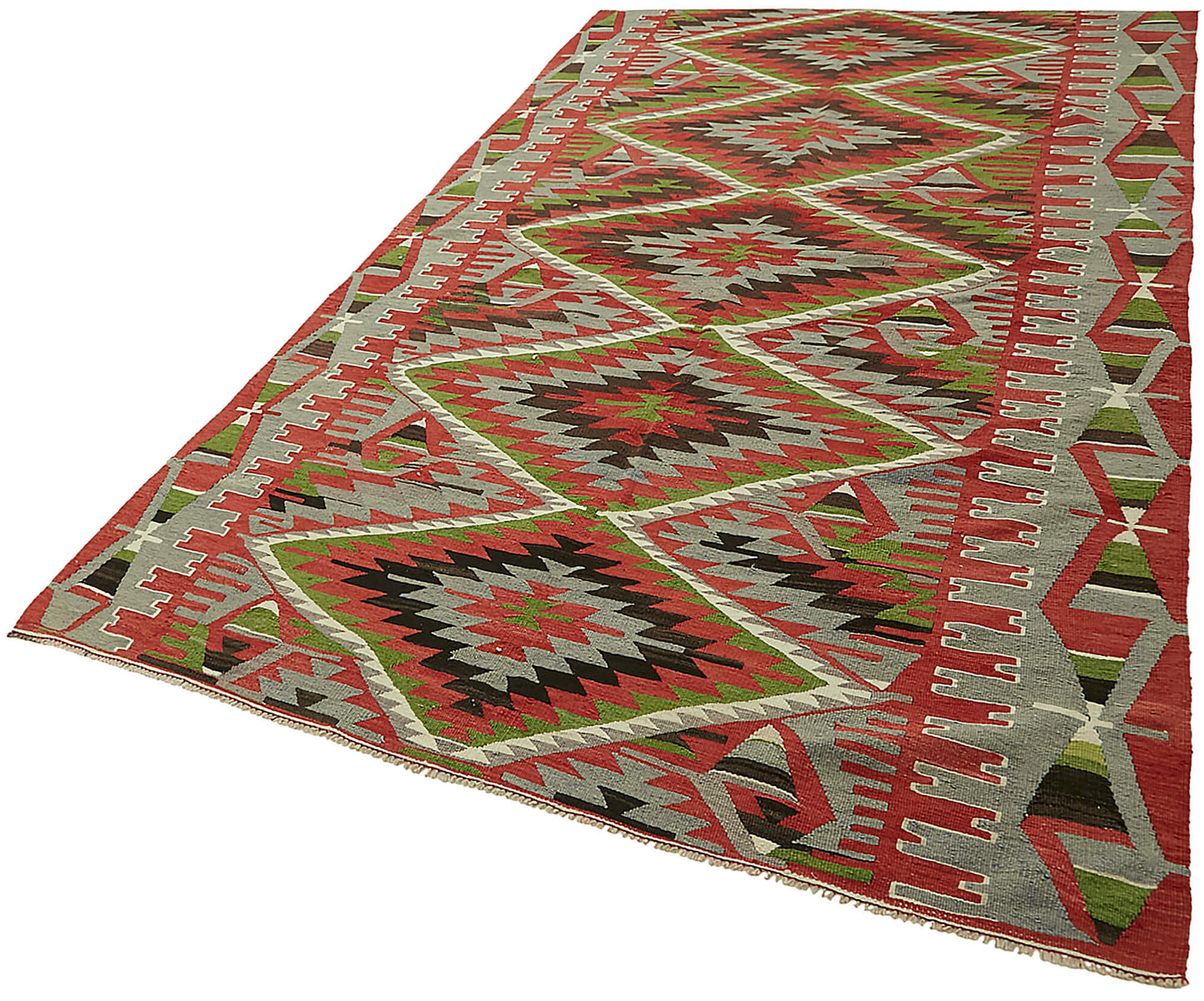 6x9 Multicolor Oriental Kilim Rug - 45979