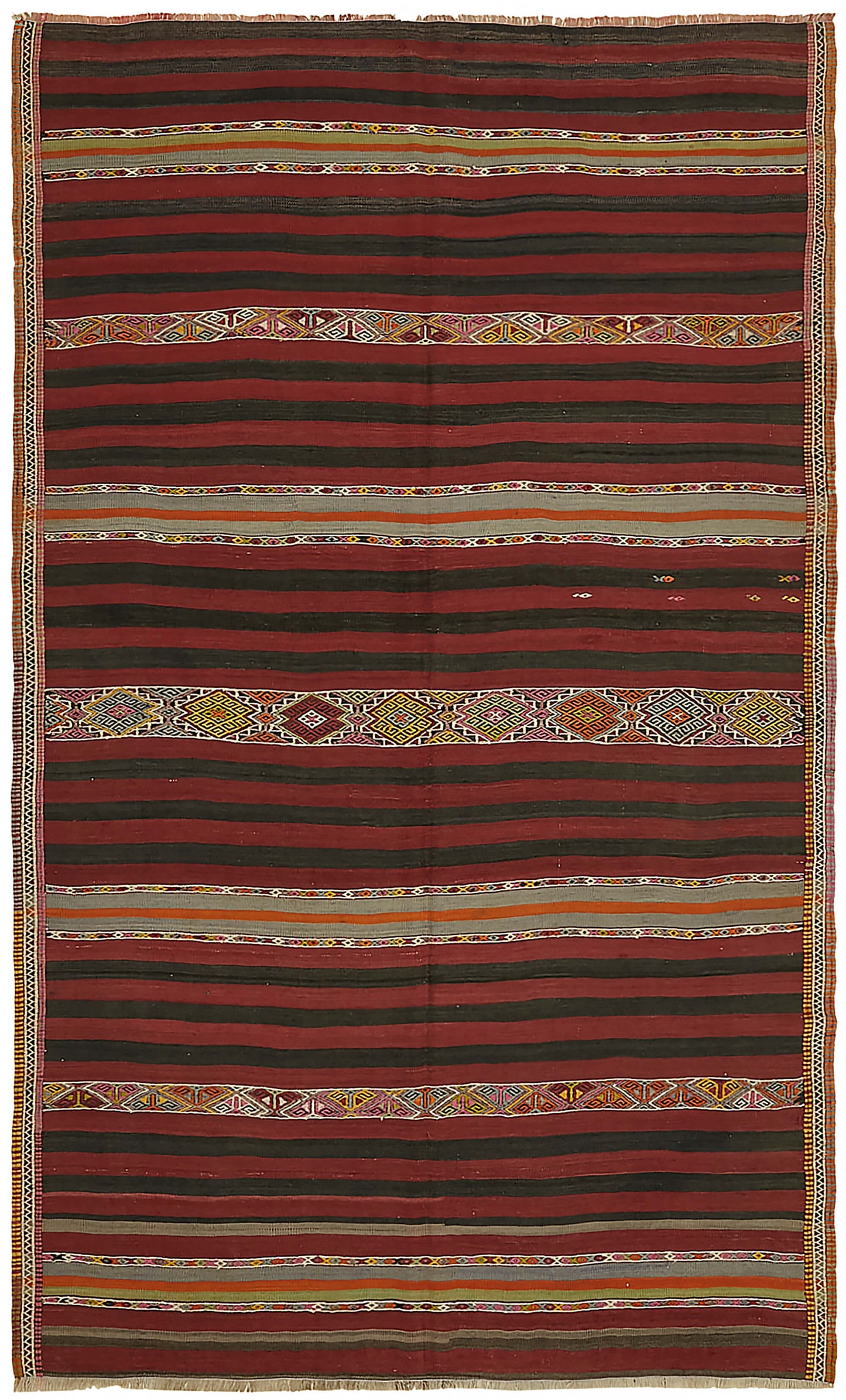 6x10 Multicolor Oriental Kilim Rug - 45985