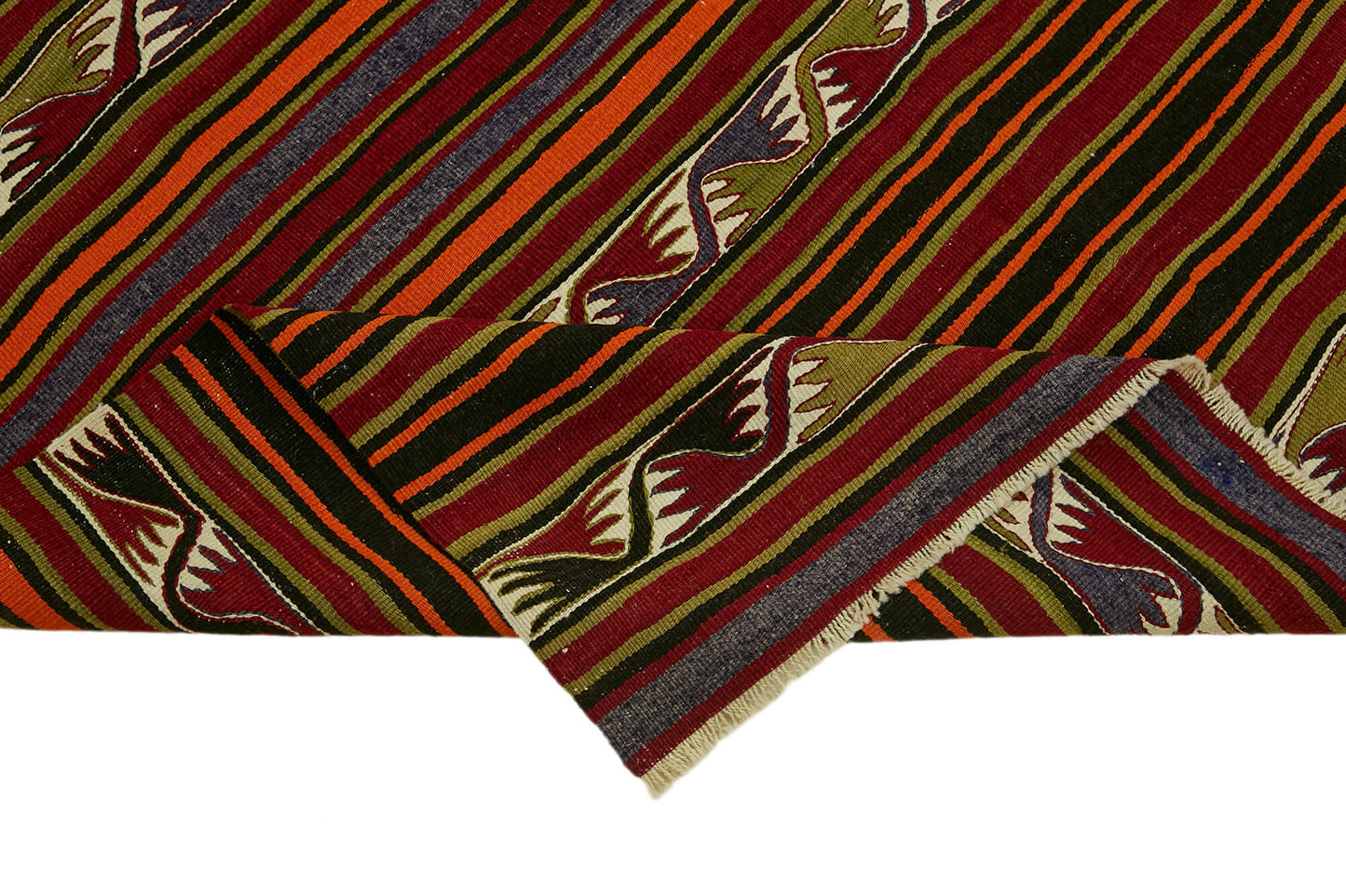 5x11 Multicolor Oriental Kilim Rug - 45986