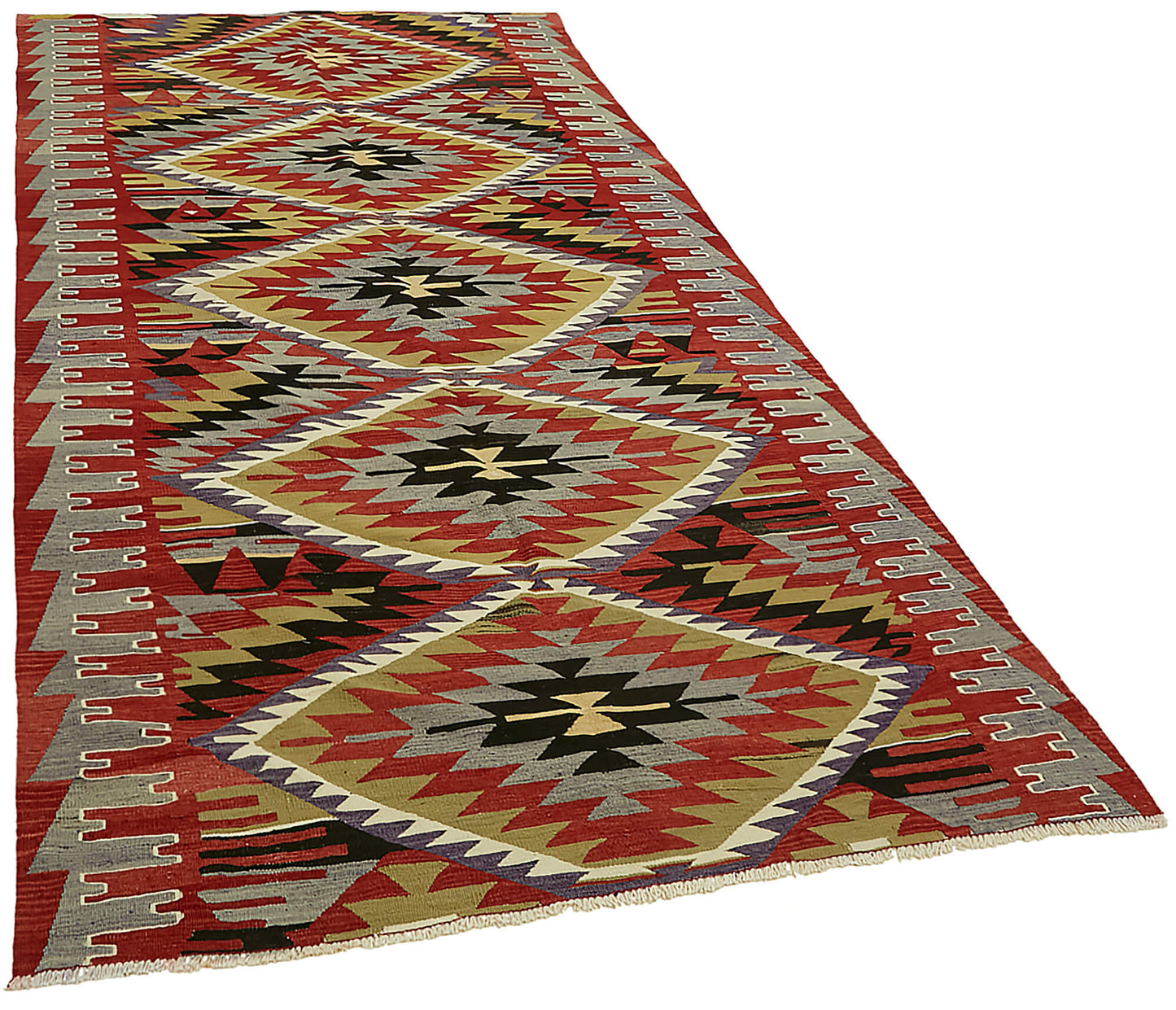 5x10 Multicolor Oriental Kilim Rug - 45989