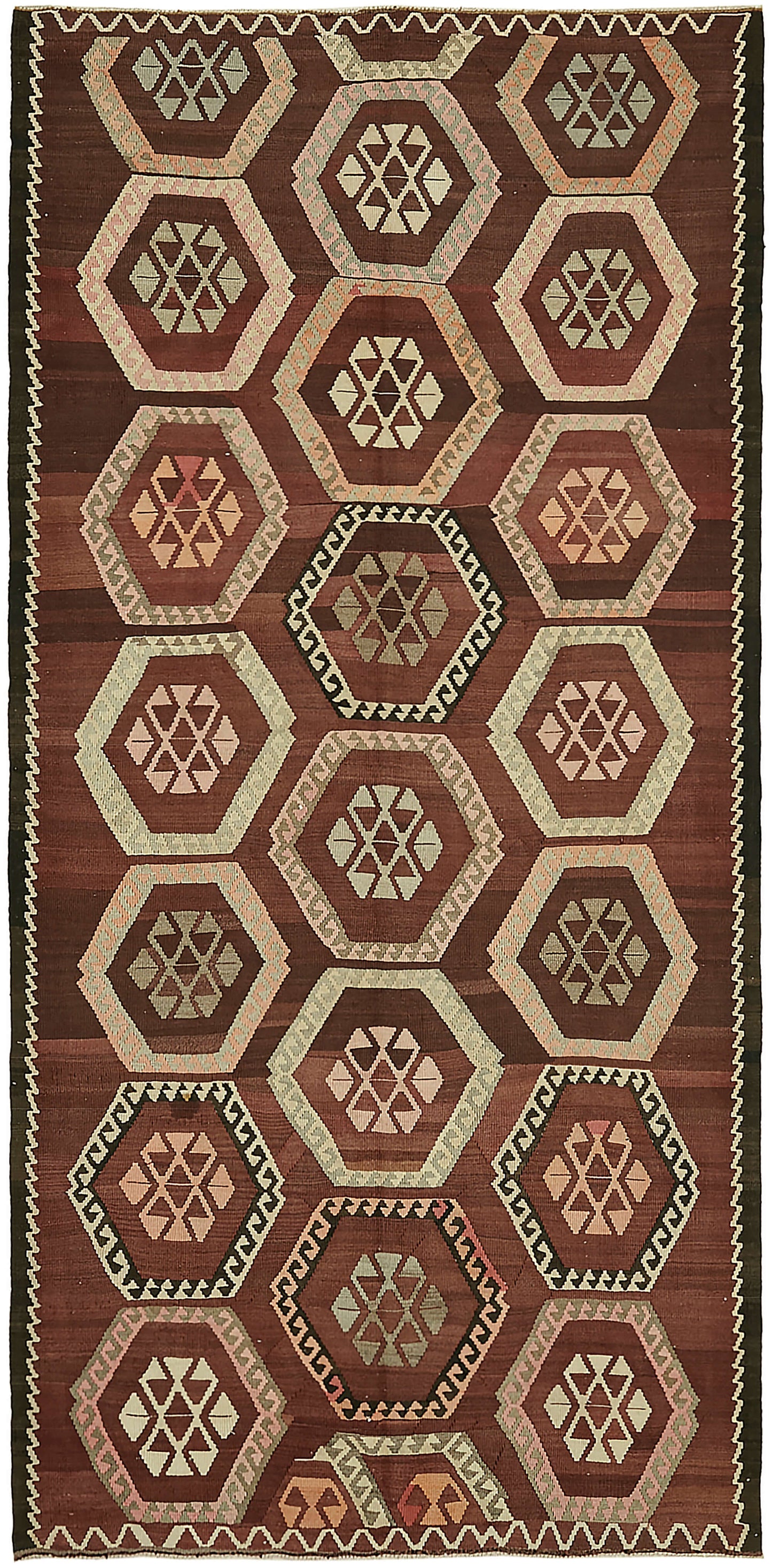 6x12 Multicolor Oriental Kilim Rug - 45990