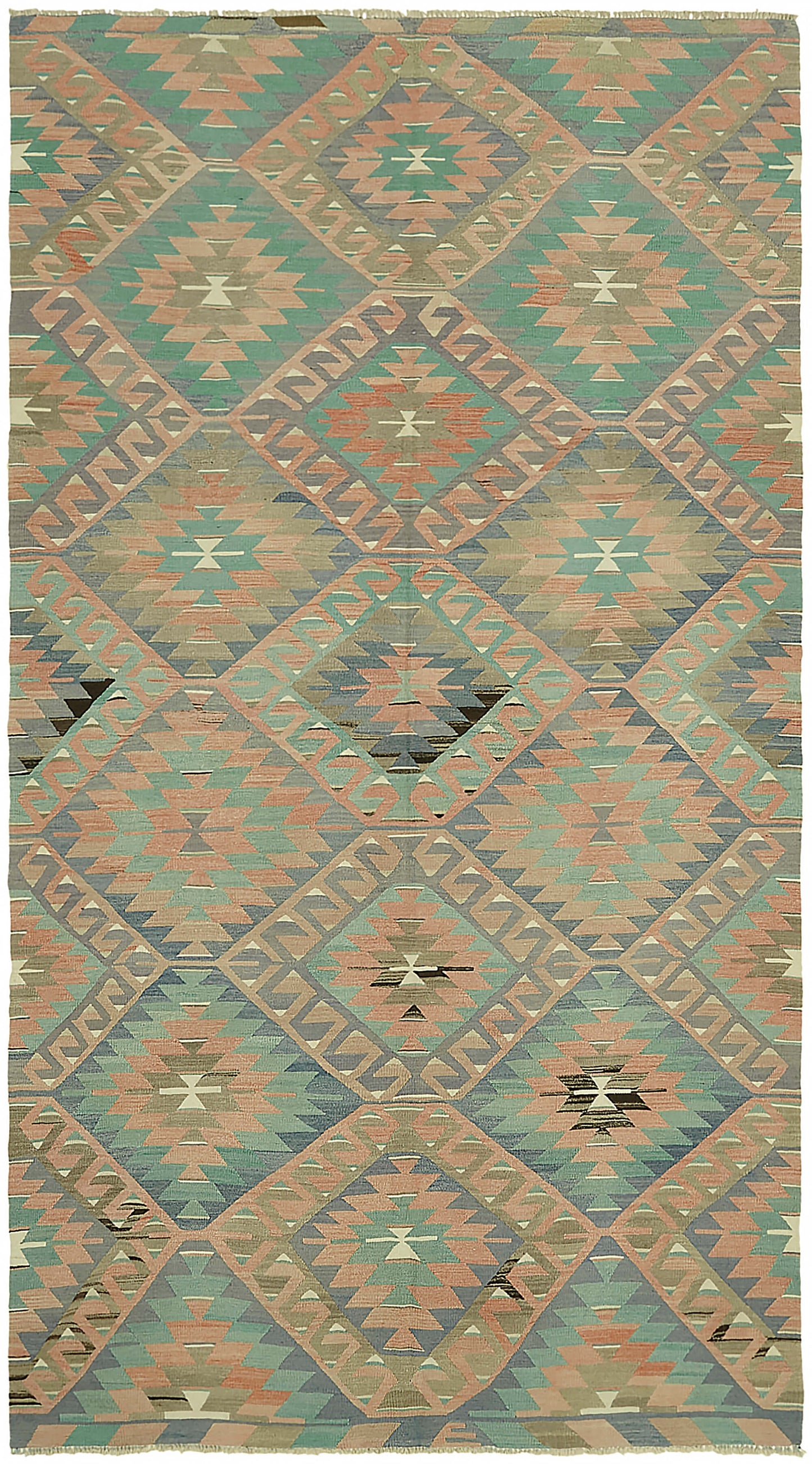 6x11 Multicolor Oriental Kilim Rug - 46000