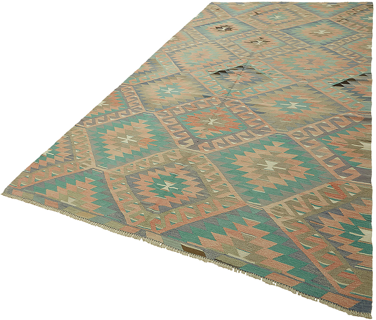 6x11 Multicolor Oriental Kilim Rug - 46000