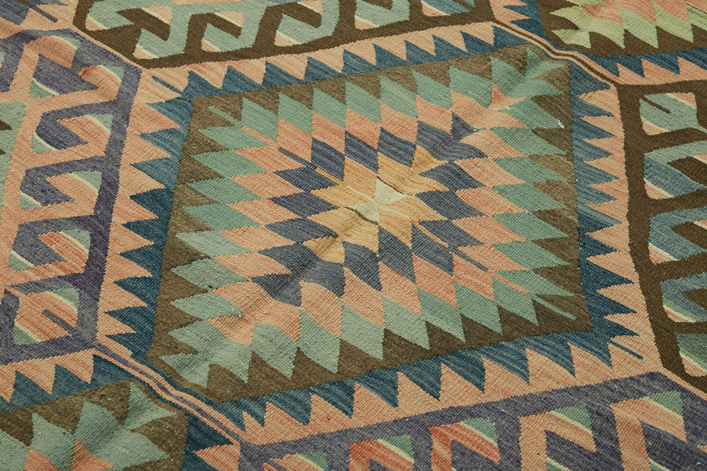 6x11 Multicolor Oriental Kilim Rug - 46002