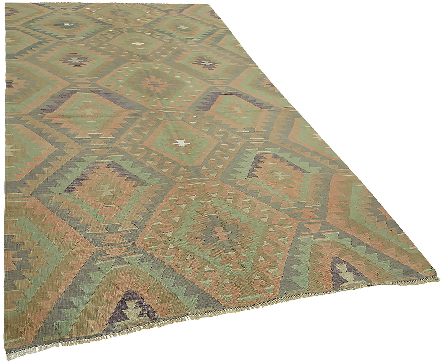 6x11 Multicolor Oriental Kilim Rug - 46004