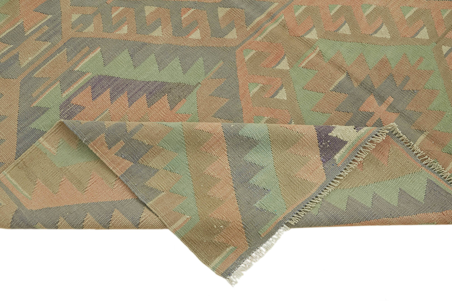 6x11 Multicolor Oriental Kilim Rug - 46004