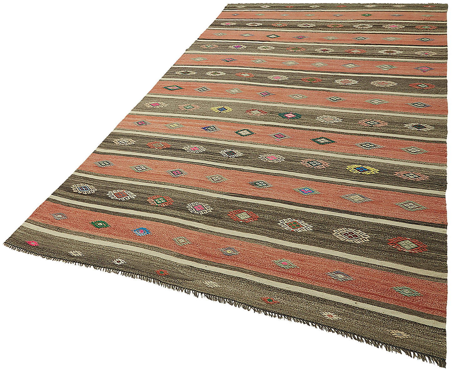 6x10 Multicolor Oriental Kilim Rug - 46009