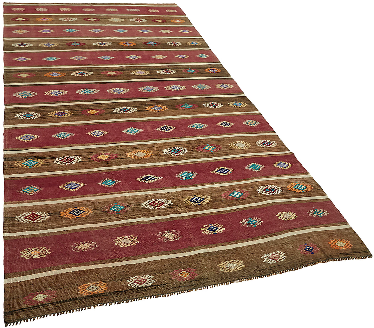 5x10 Multicolor Oriental Kilim Rug - 46014
