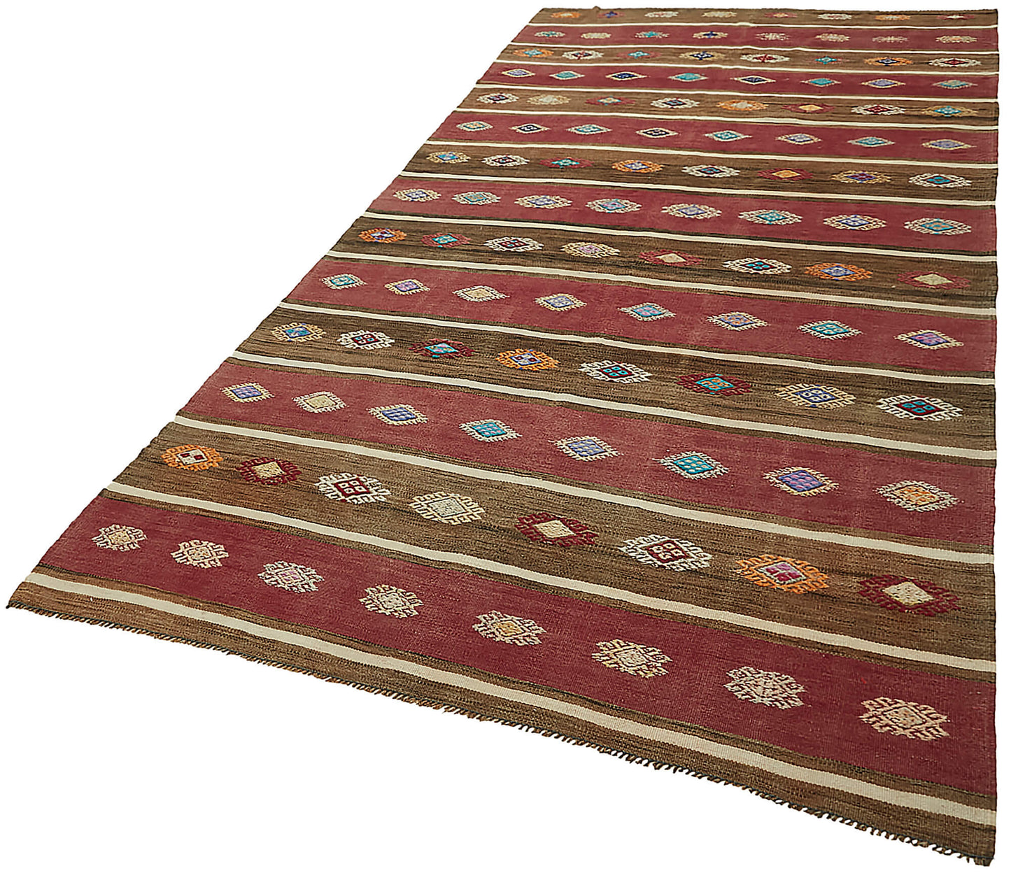 5x10 Multicolor Oriental Kilim Rug - 46014