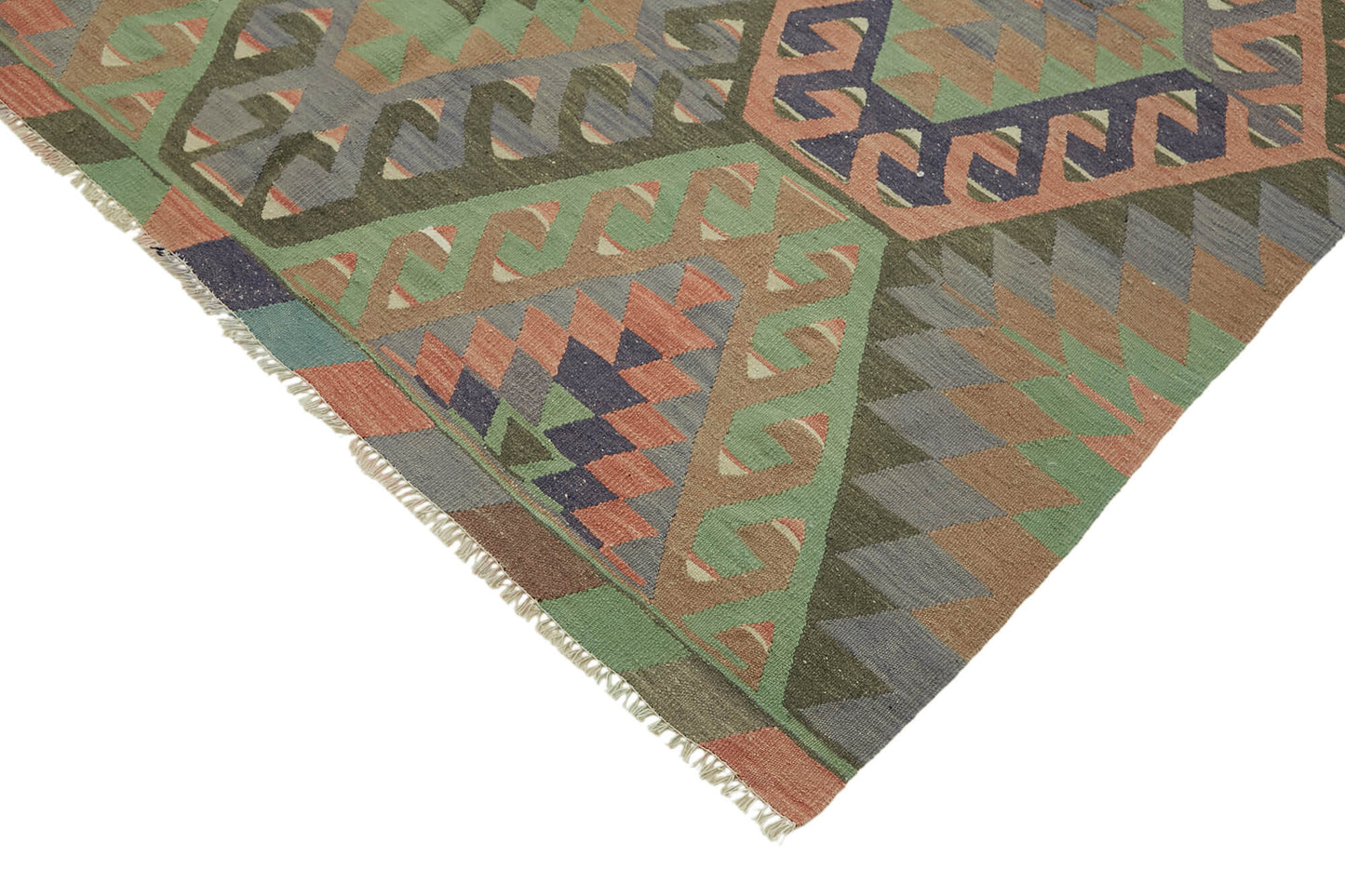 5x11 Multicolor Oriental Kilim Rug - 46017