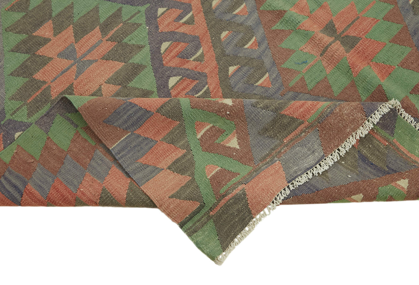 5x11 Multicolor Oriental Kilim Rug - 46017