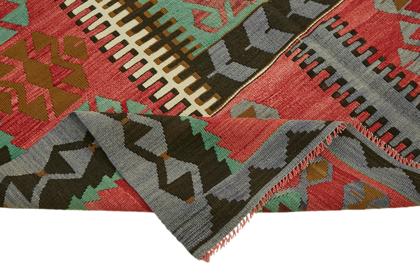 6x12 Multicolor Oriental Kilim Rug - 46030