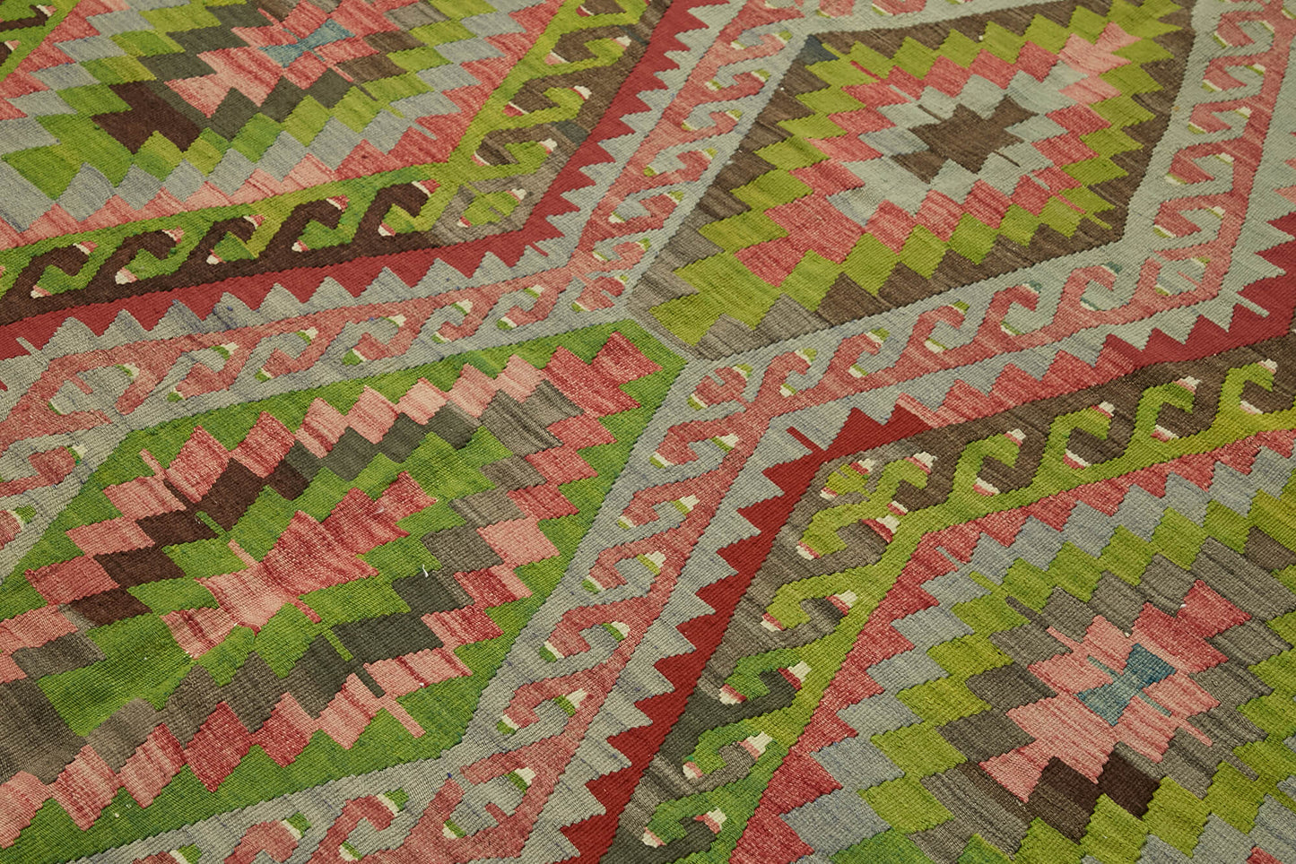 7x9 Multicolor Oriental Kilim Rug - 46032