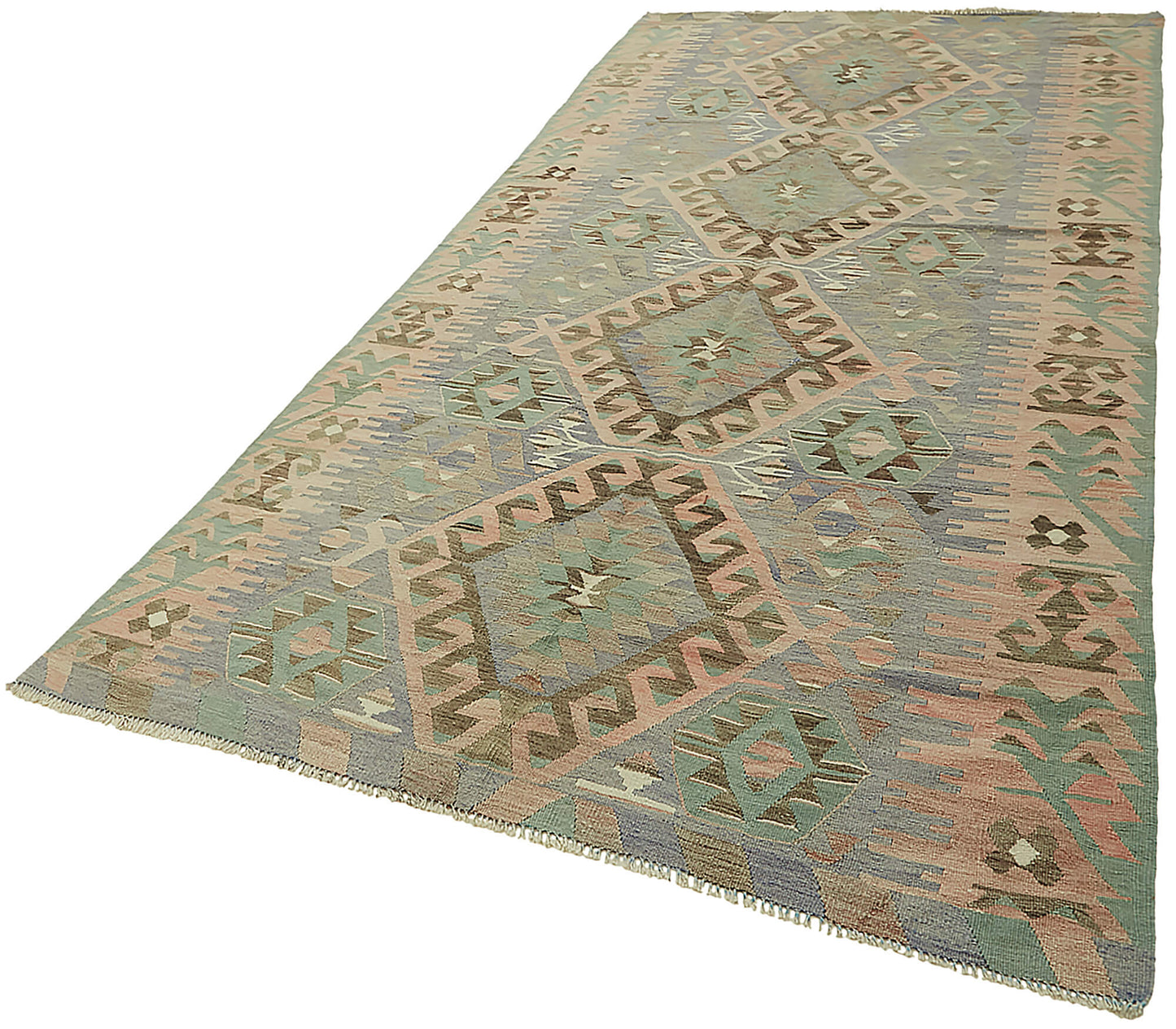 5x10 Multicolor Oriental Kilim Rug - 46034
