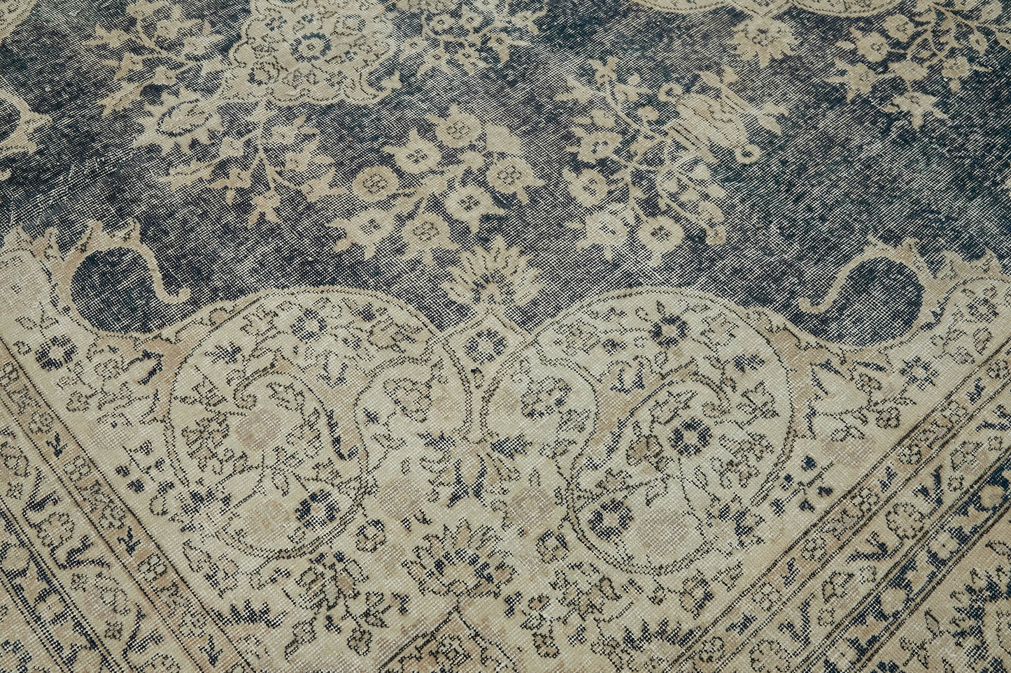 10x14 Beige Vintage Large Area Rug - 46041