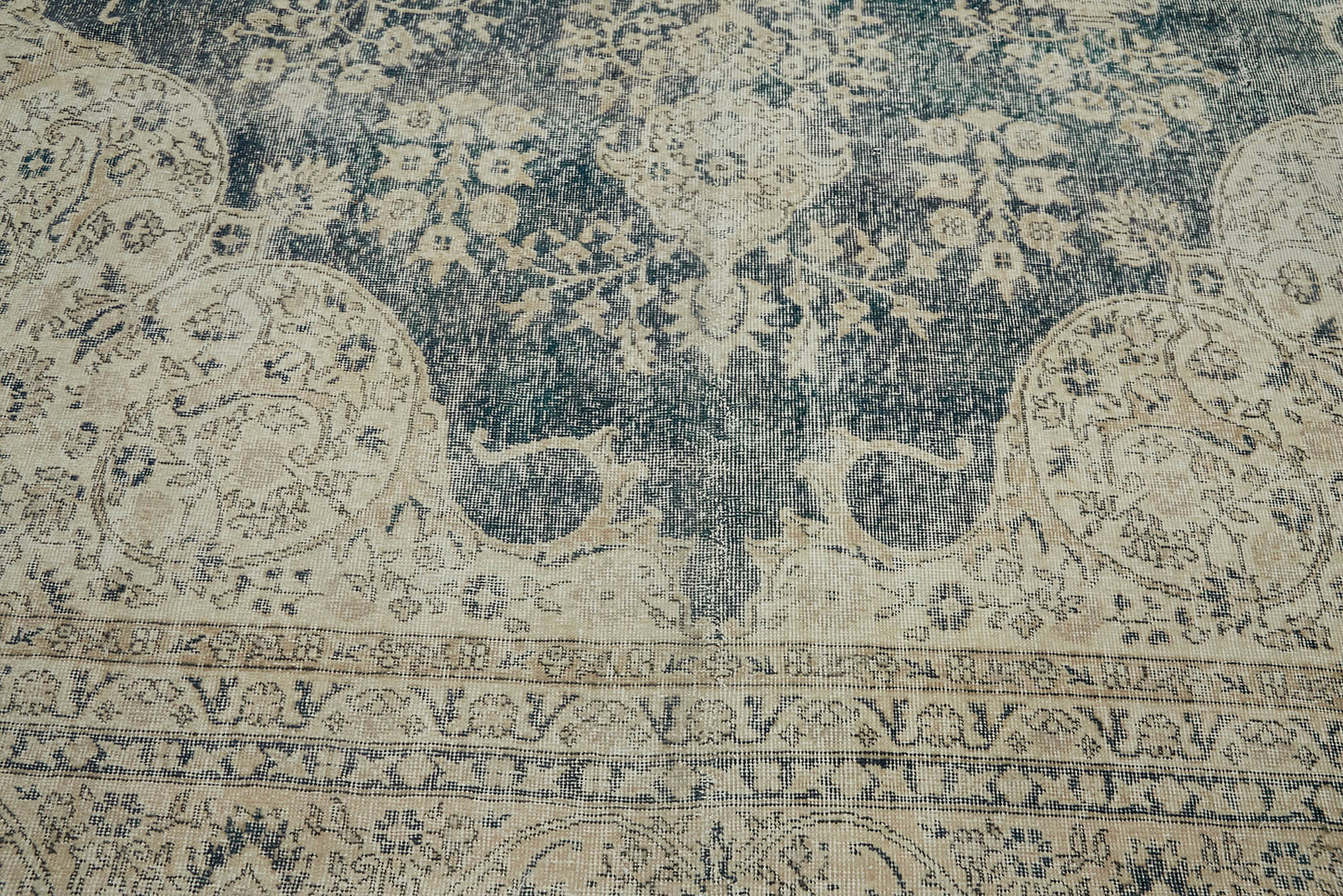 10x14 Beige Vintage Large Area Rug - 46041