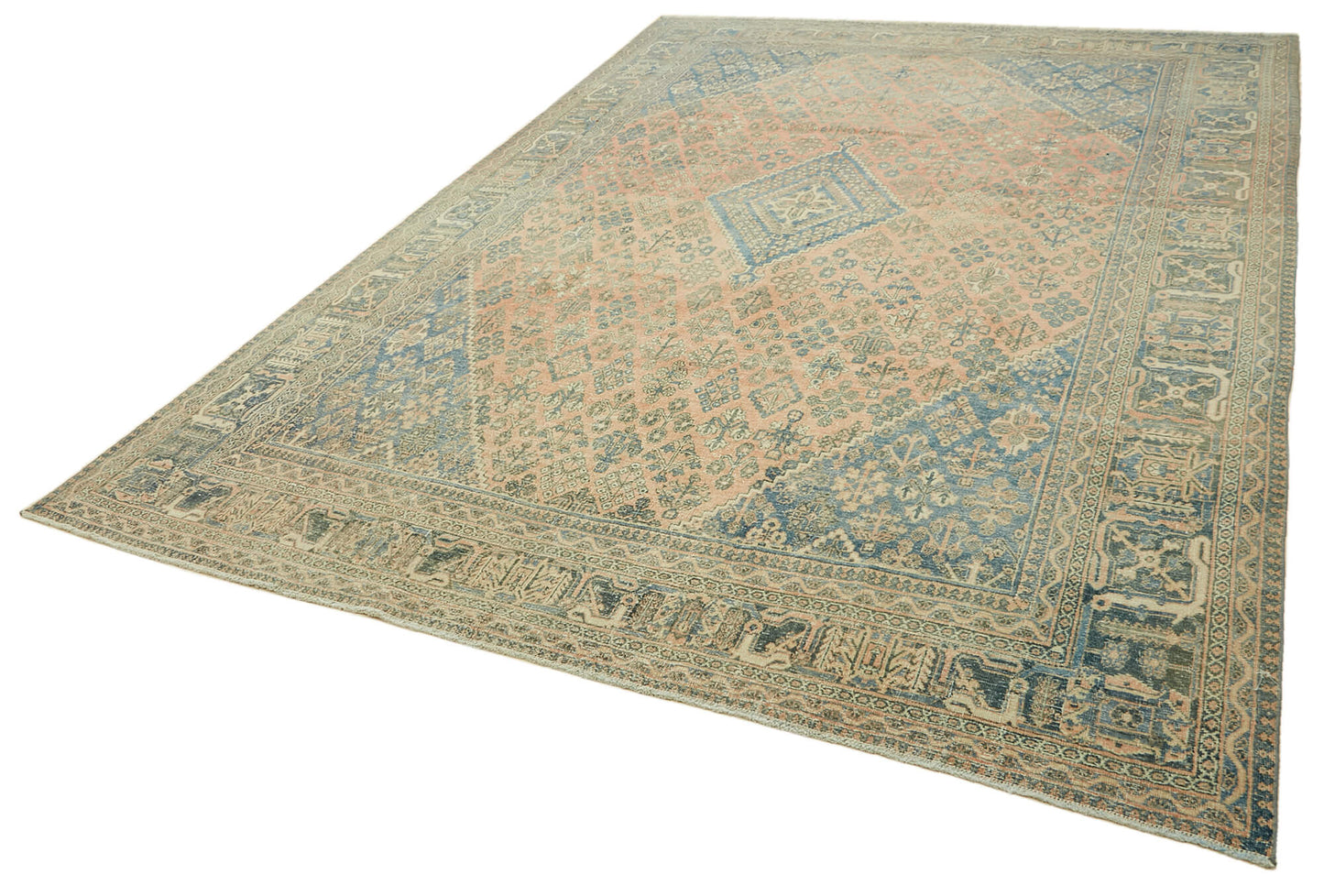 9x12 Beige Vintage Large Area Rug - 46147