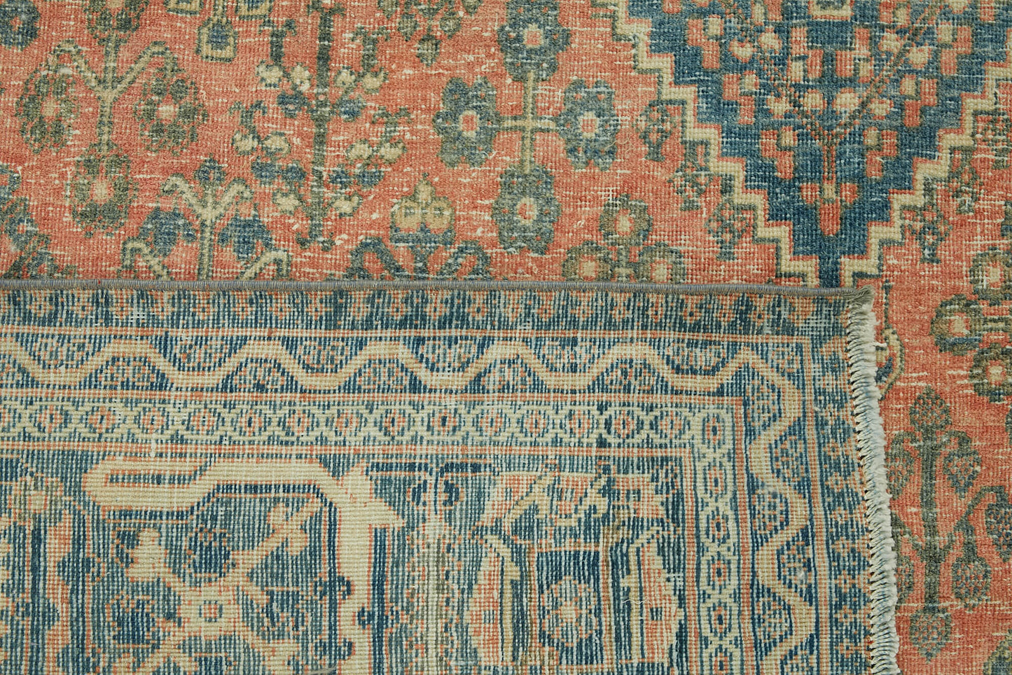 9x12 Beige Vintage Large Area Rug - 46147