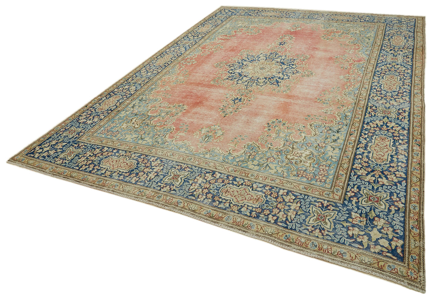 9x13 Beige Vintage Large Area Rug - 46149