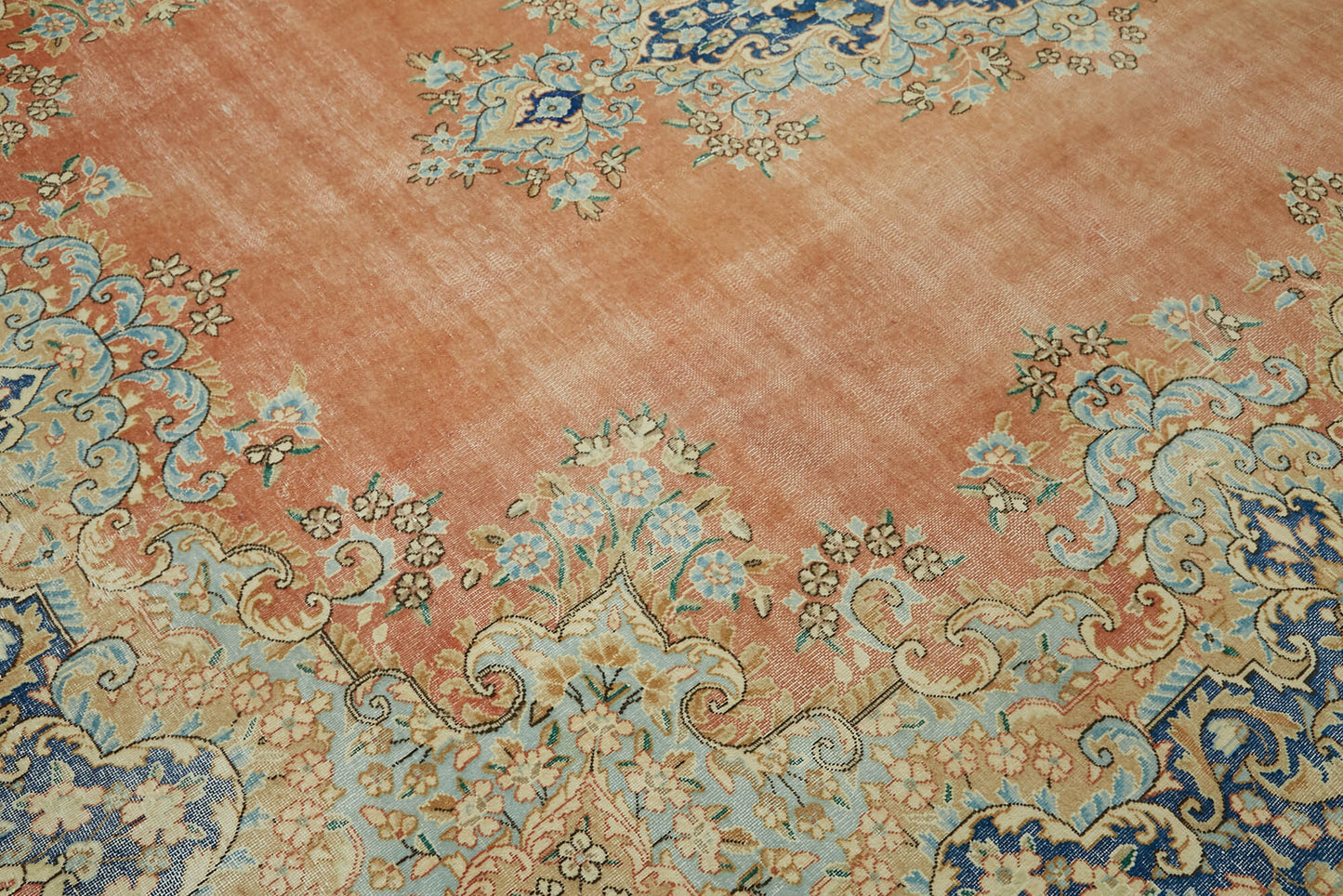 10x13 Beige Vintage Large Area Rug - 46152