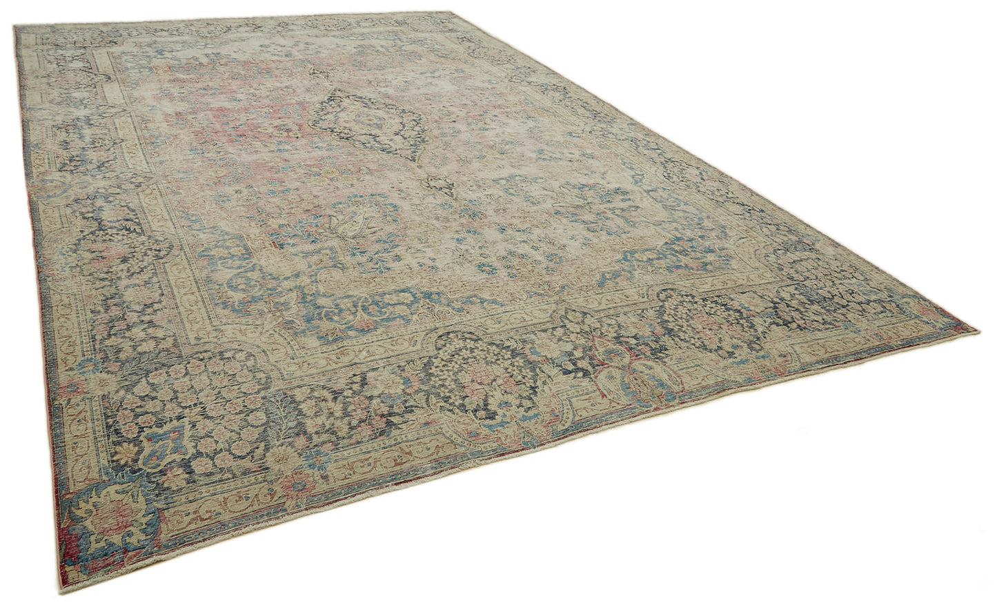 11x16 Beige Vintage Large Area Rug - 46154
