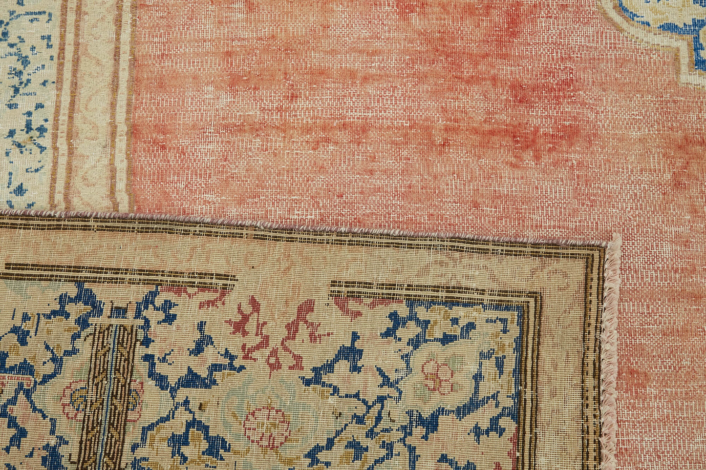 10x13 Beige Vintage Large Area Rug - 46155