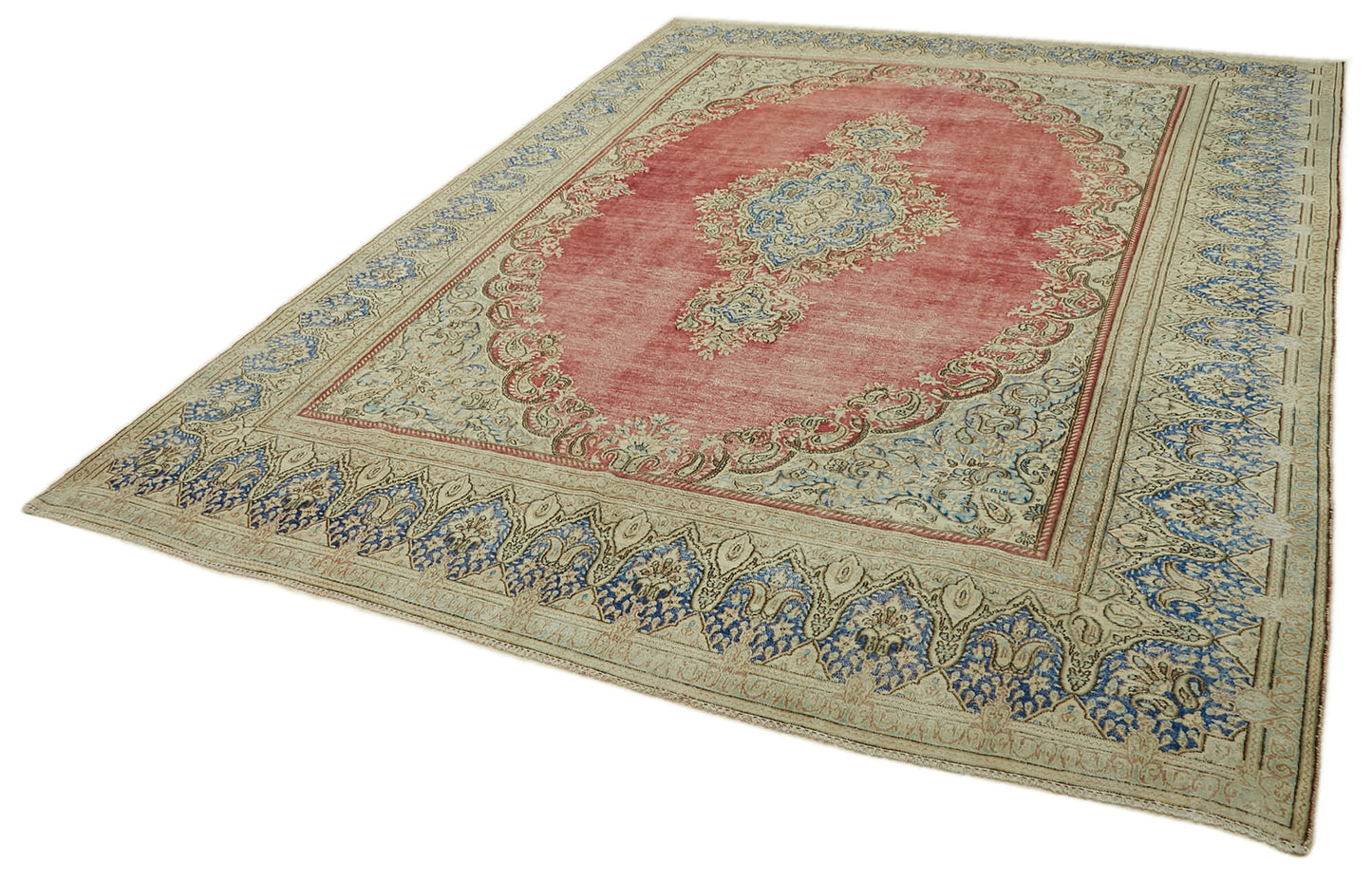 9x12 Beige Vintage Large Area Rug - 46163