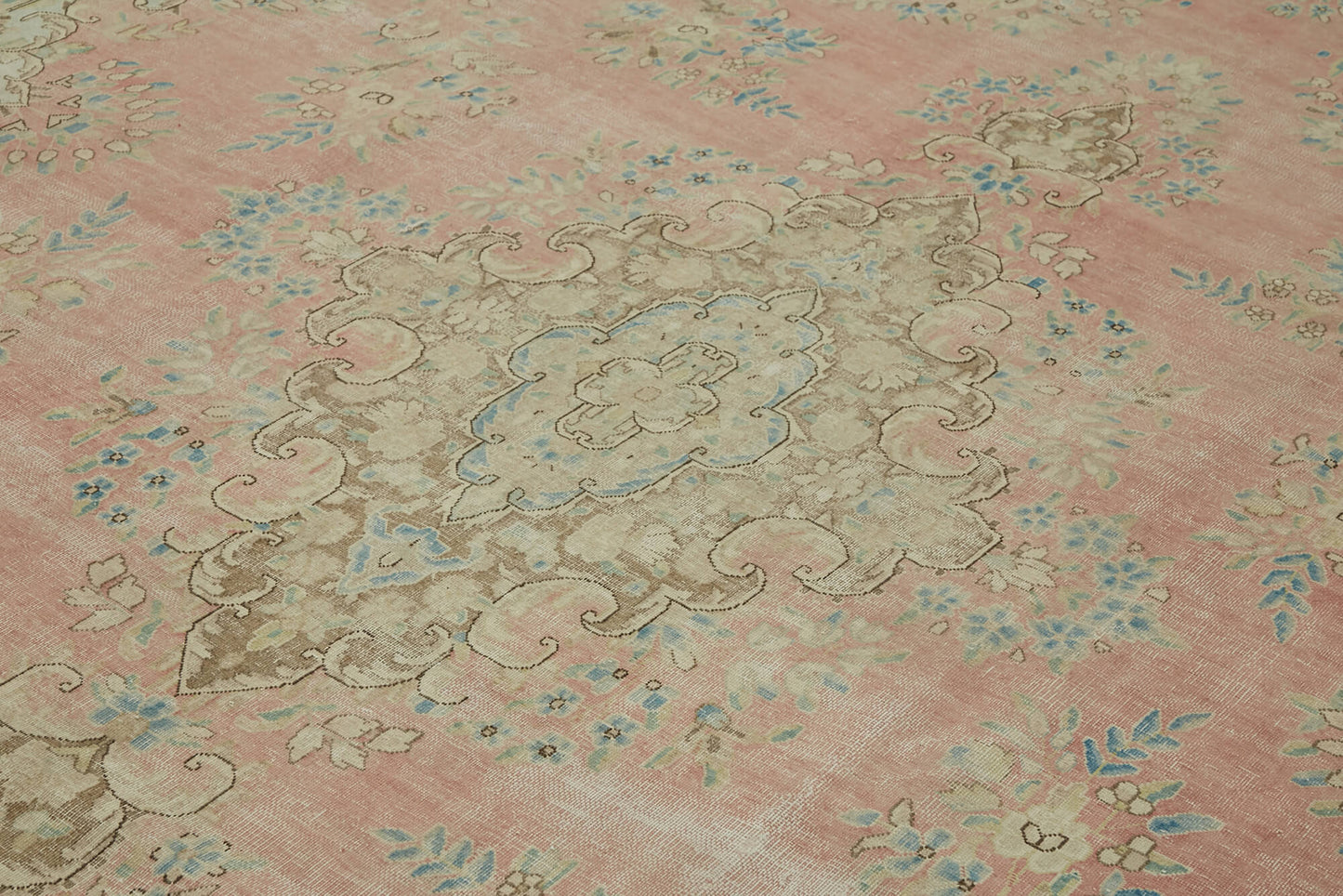 10x13 Beige Vintage Large Area Rug - 46167