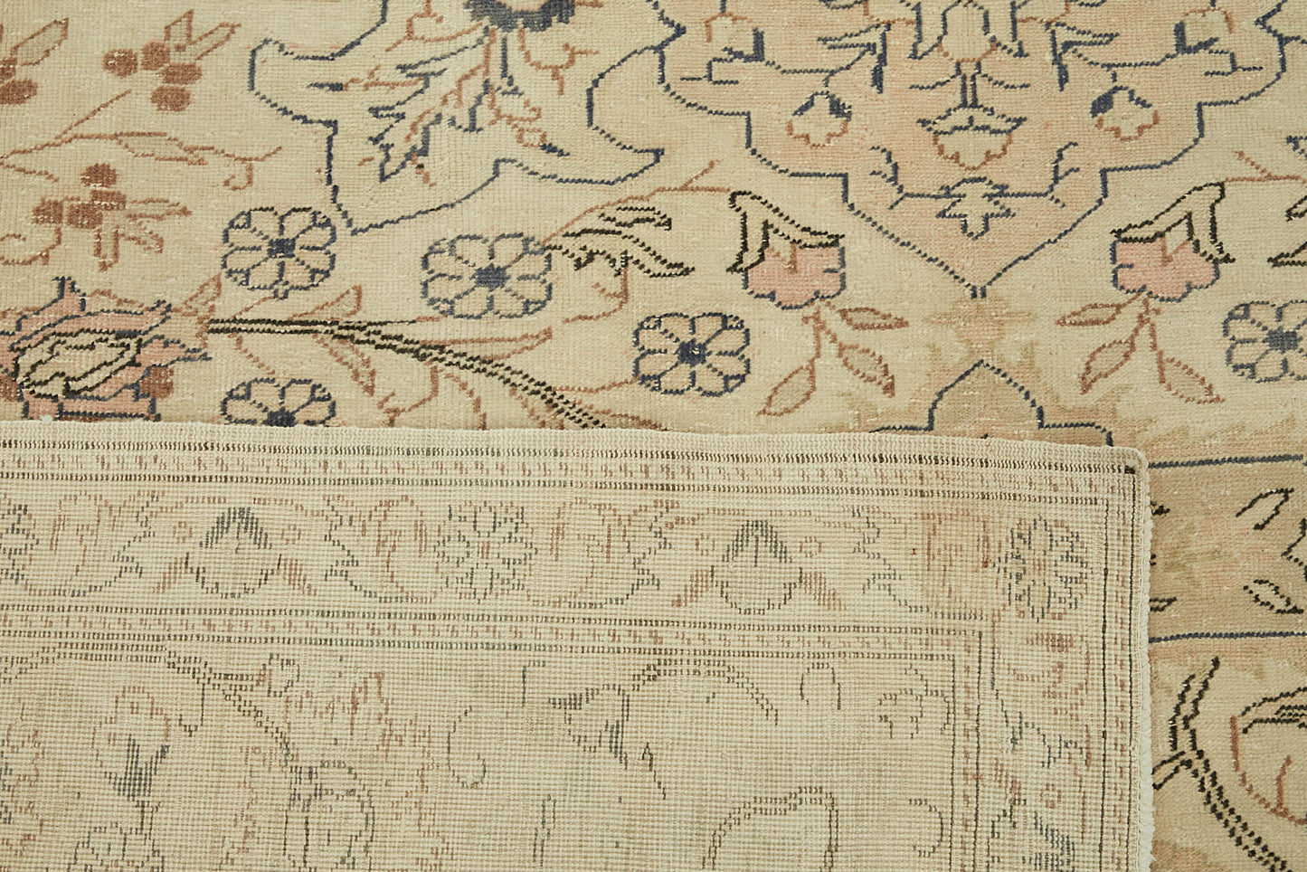 10x14 Beige Vintage Large Area Rug - 46175