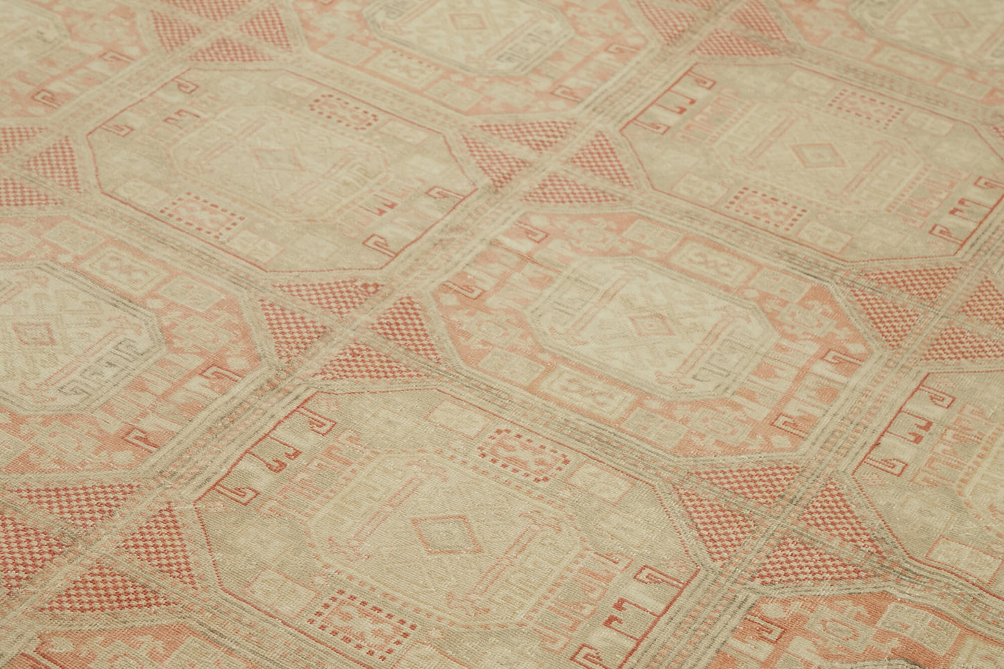 8x12 Beige Vintage Large Area Rug - 46180