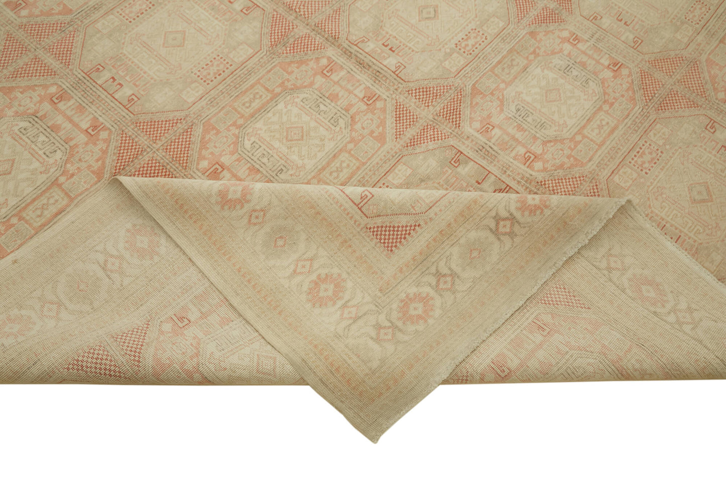 8x12 Beige Vintage Large Area Rug - 46180