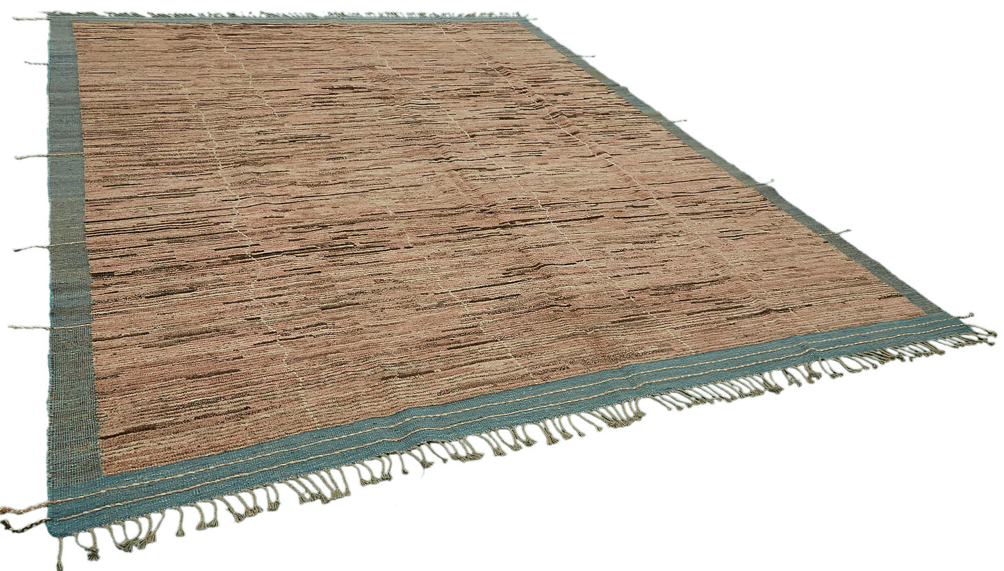 9x12 Brown Modern Tribal Rug - 46202
