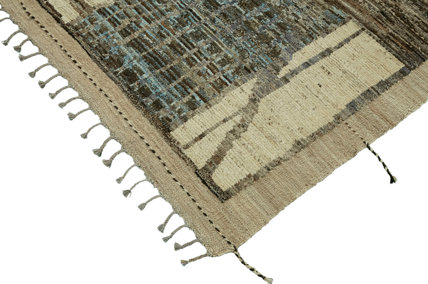 9x12 Beige Modern Tribal Rug - 46203