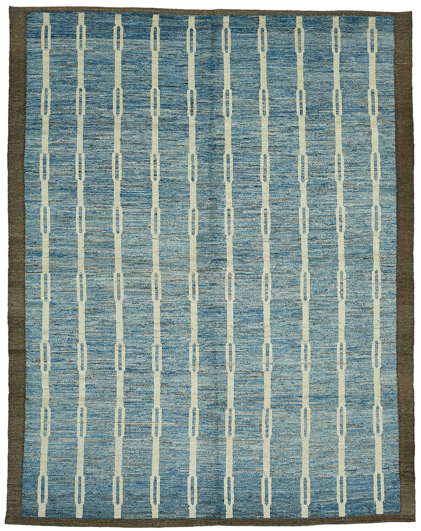 9x12 Blue Modern Tribal Rug - 46204
