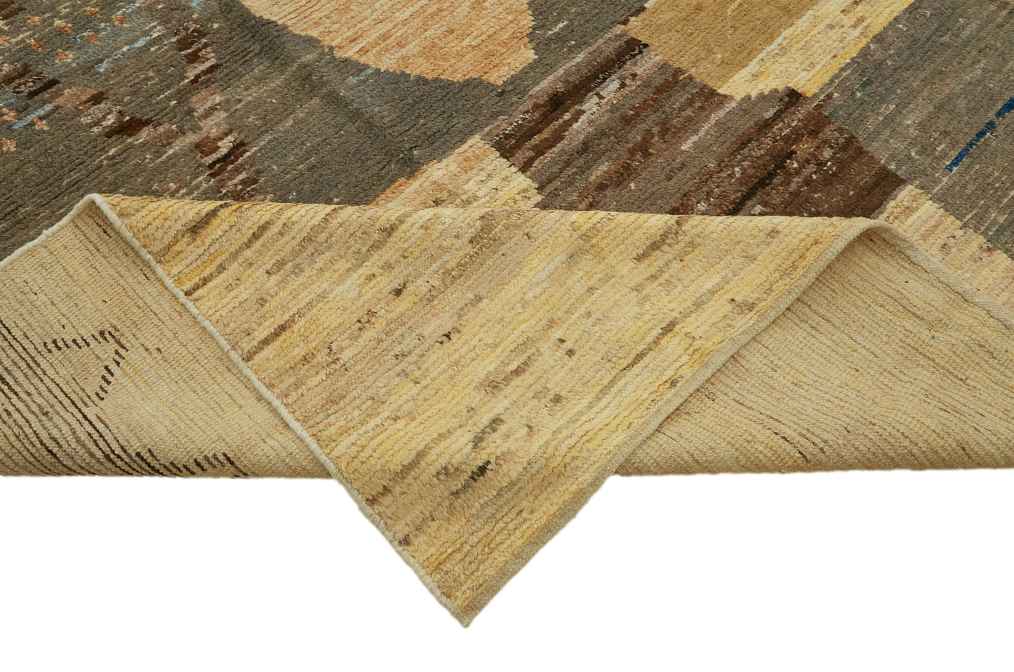 12x17 Beige Modern Tribal Rug - 46211