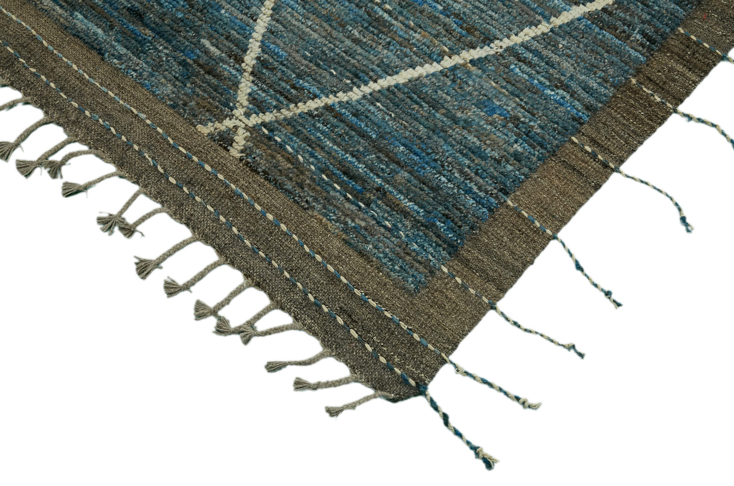 9x13 Blue Modern Tribal Rug - 46221