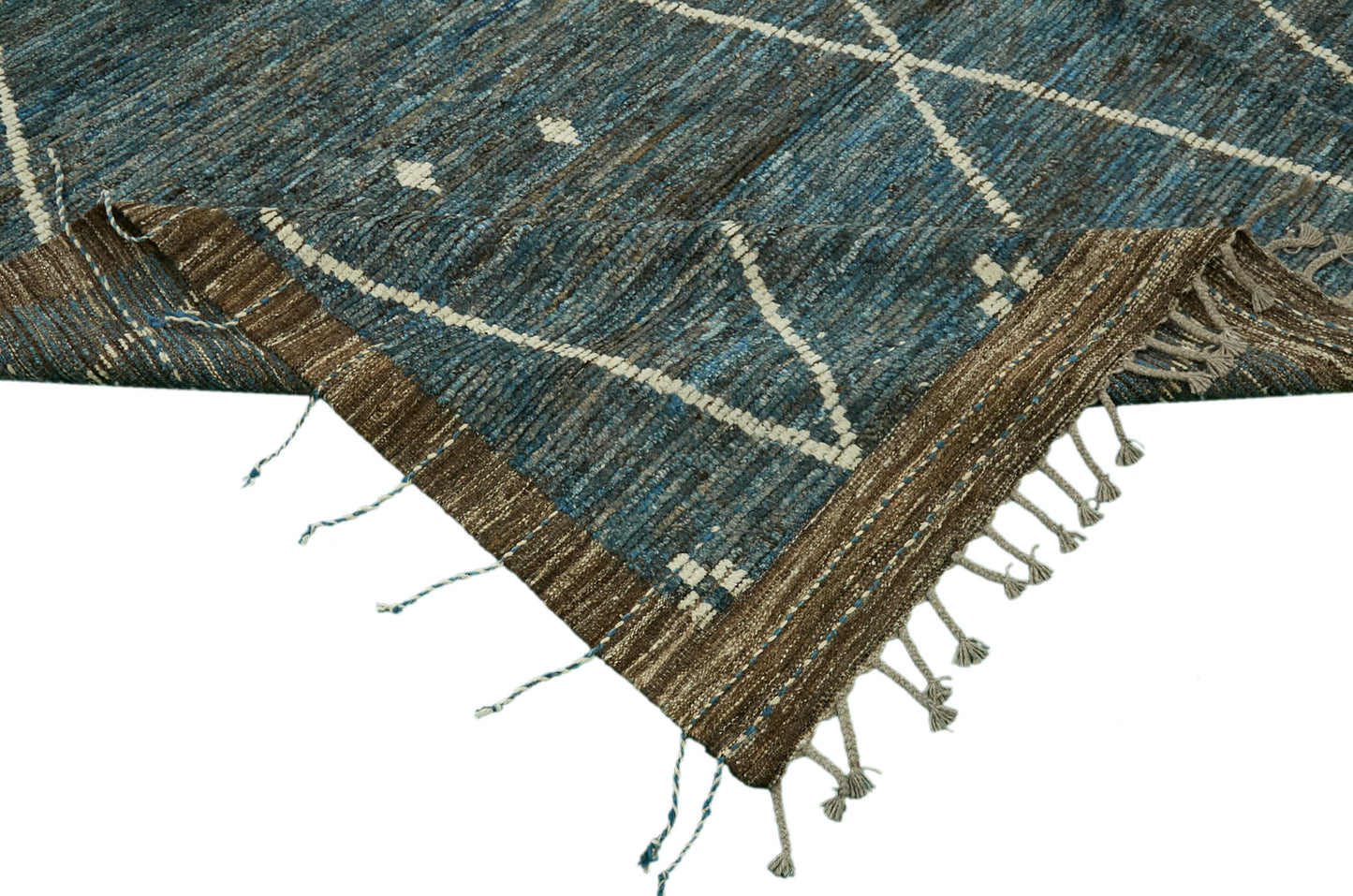 9x13 Blue Modern Tribal Rug - 46221