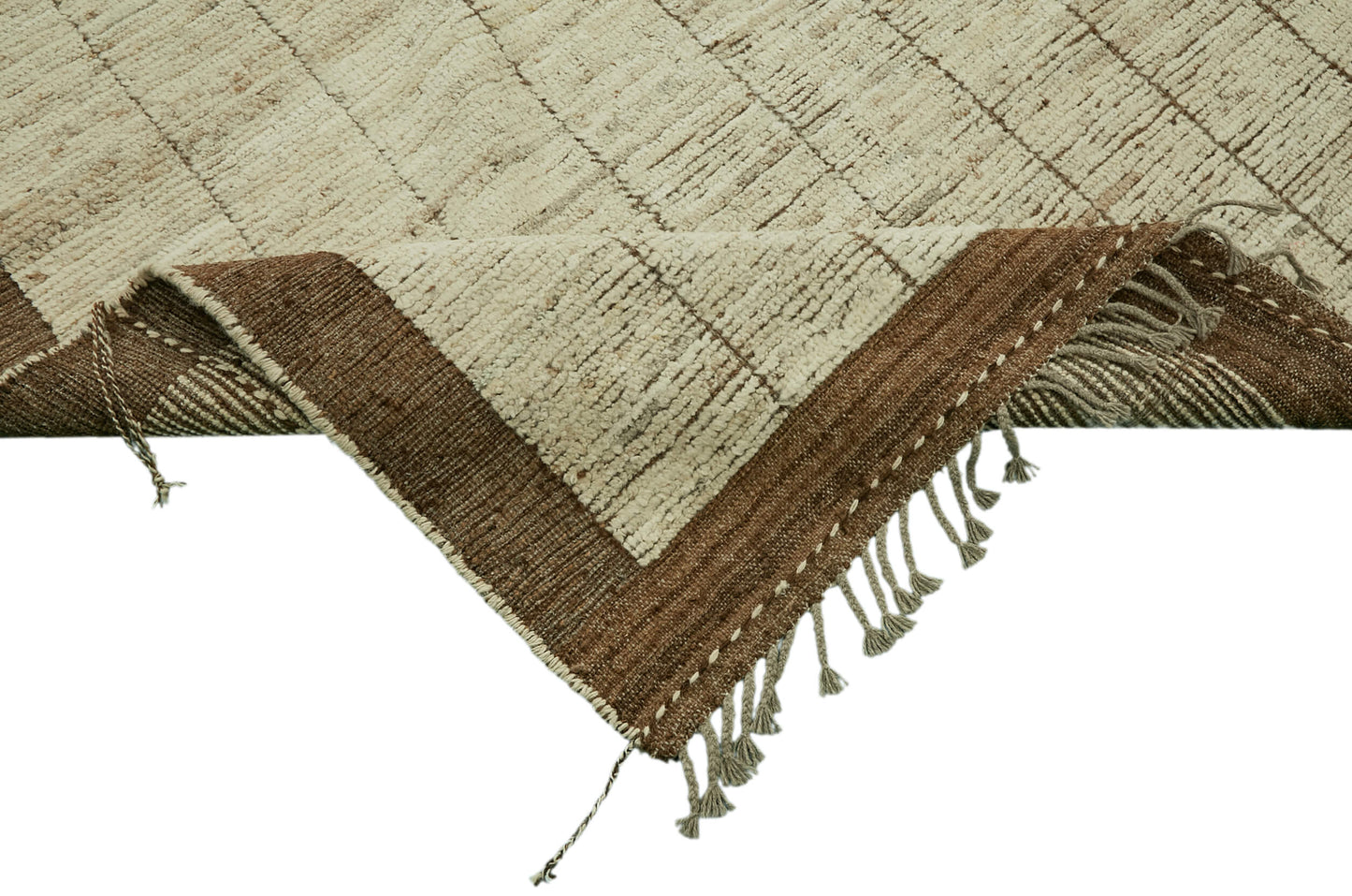 9x12 Beige Modern Tribal Rug - 46225