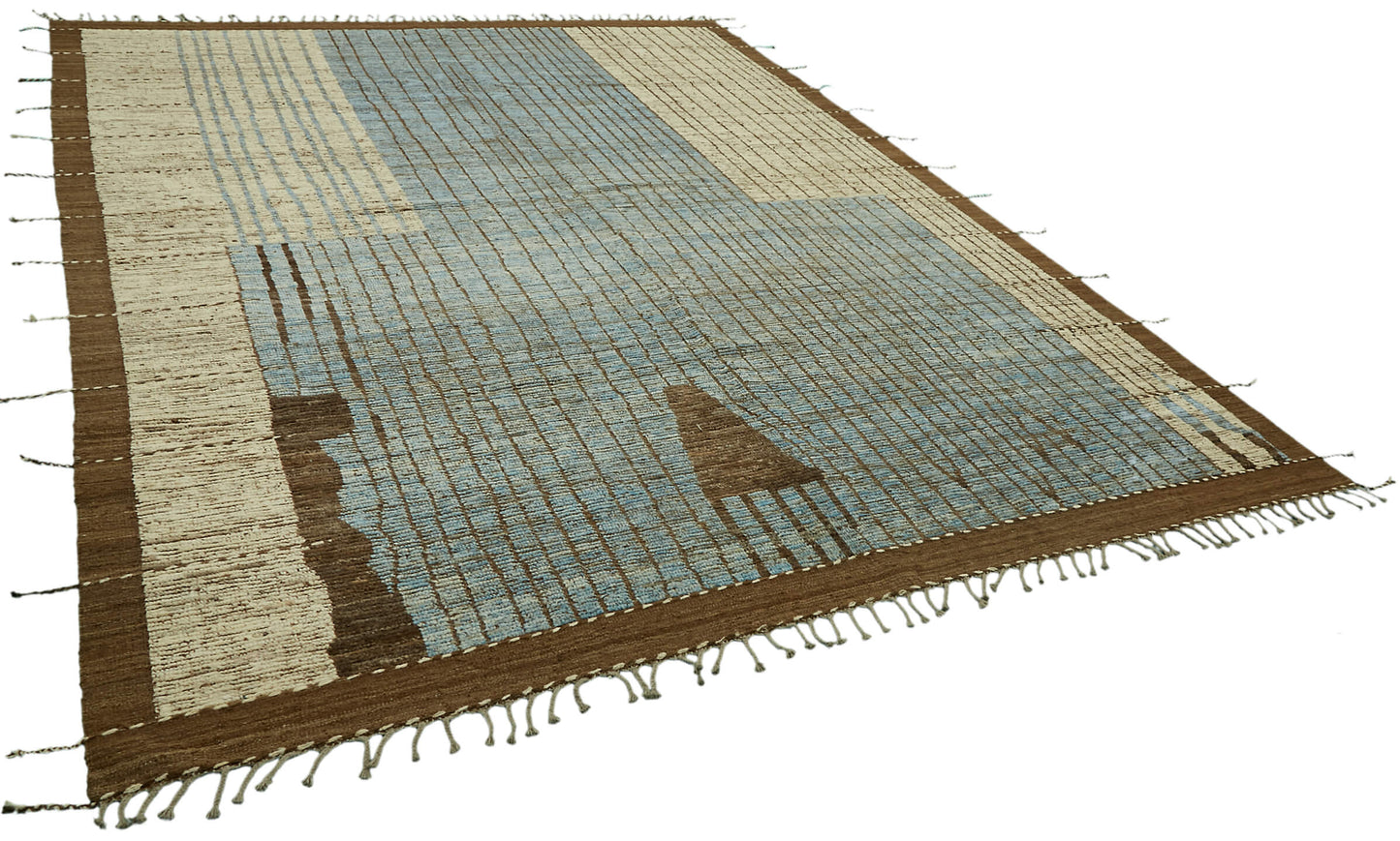 9x12 Brown Modern Tribal Rug - 46227